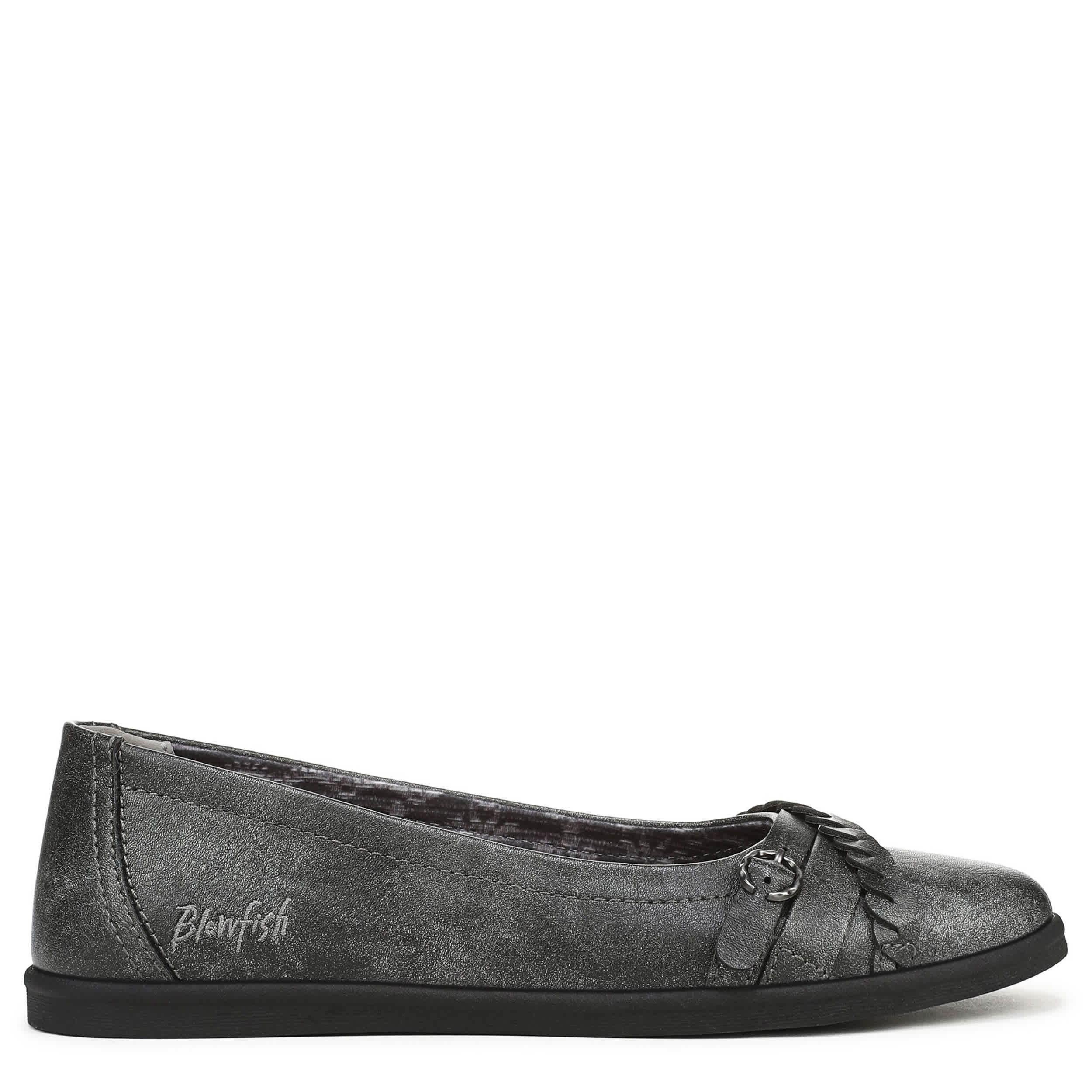 BLOWFISH MALIBU-WOMENS PARTISAN FLAT-DARK GREY & 