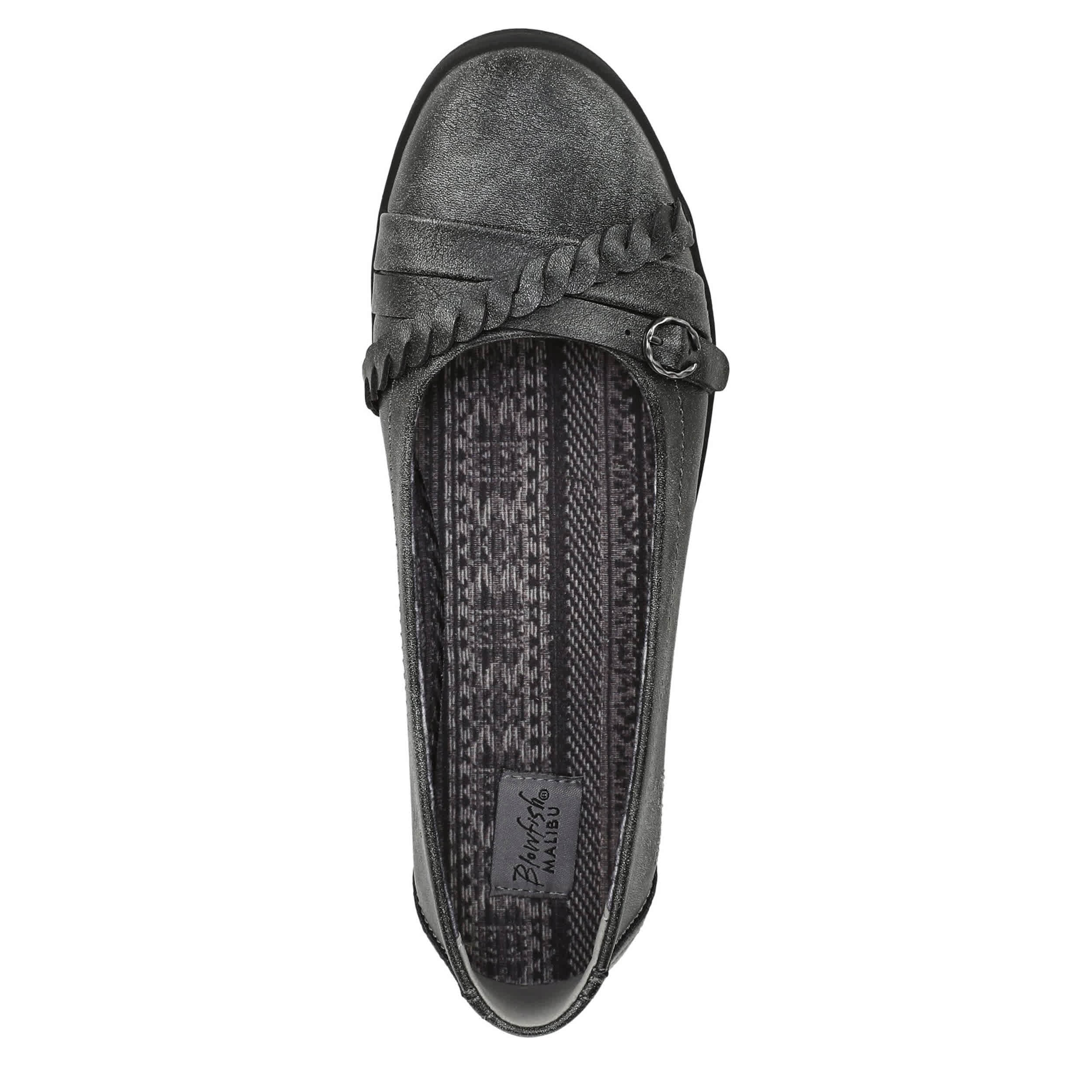 BLOWFISH MALIBU-WOMENS PARTISAN FLAT-DARK GREY & 