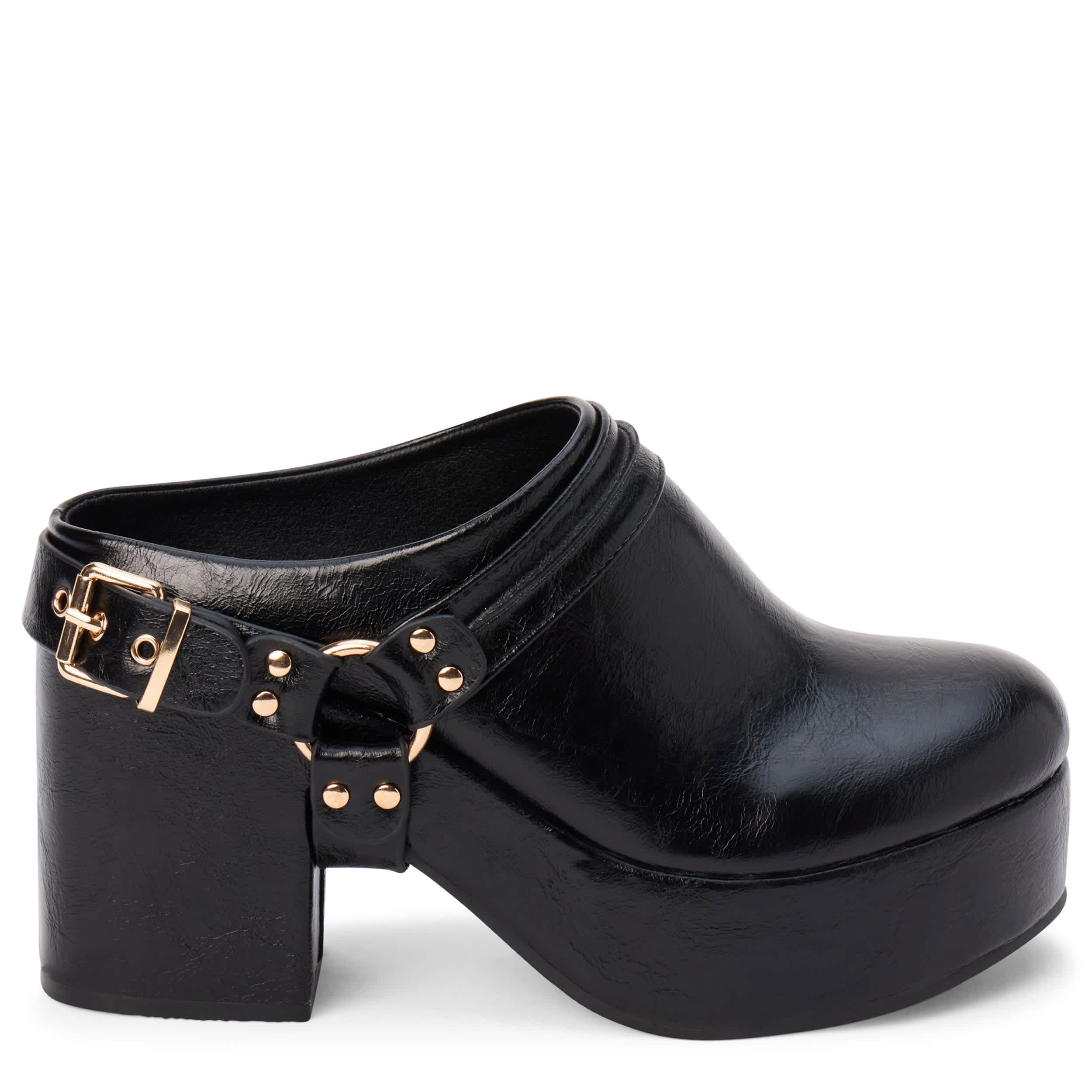 BEACH-WOMENS SAWYER PLATFORM CLOG-BLACK & 
