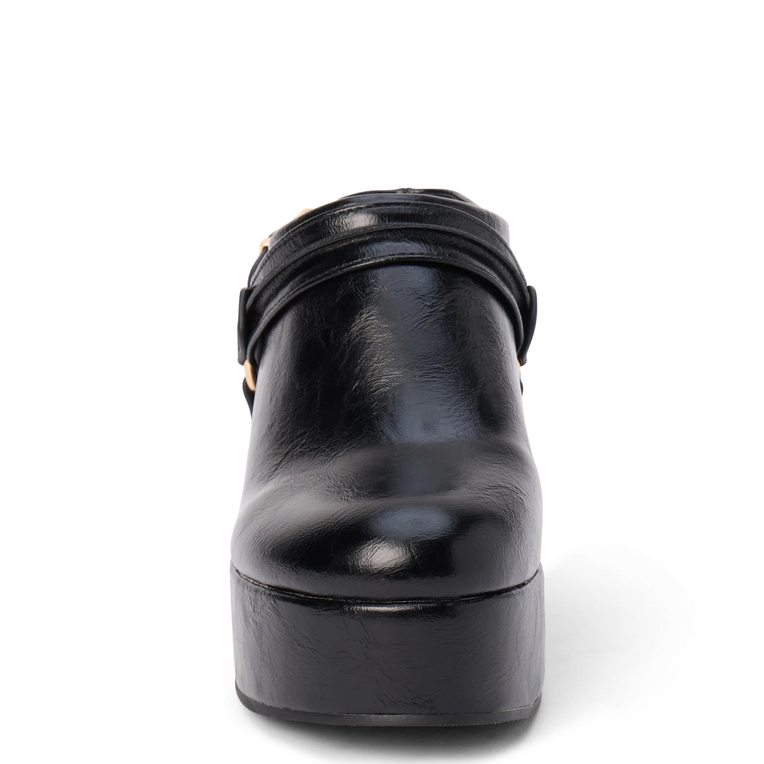 BEACH-WOMENS SAWYER PLATFORM CLOG-BLACK & 