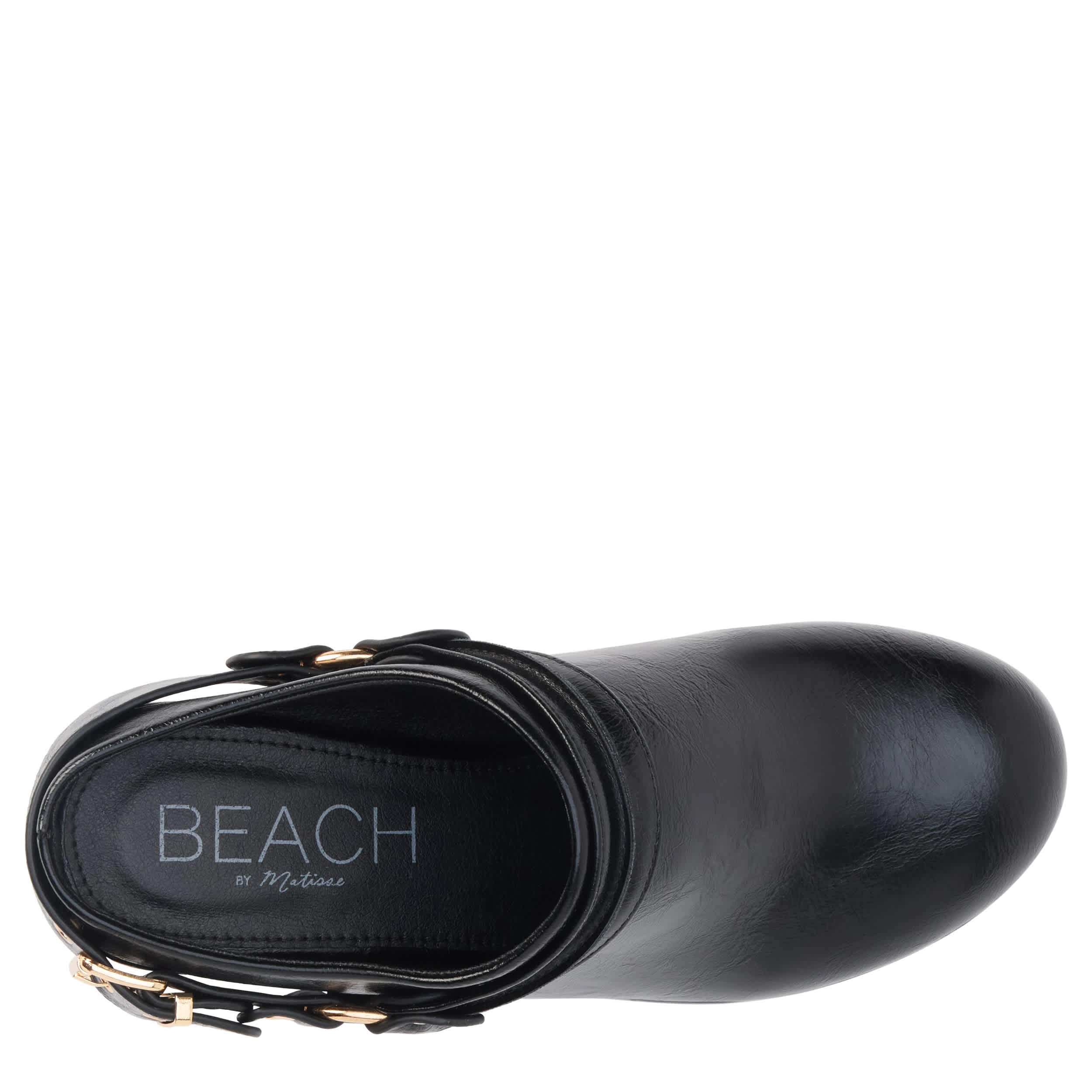 BEACH-WOMENS SAWYER PLATFORM CLOG-BLACK & 