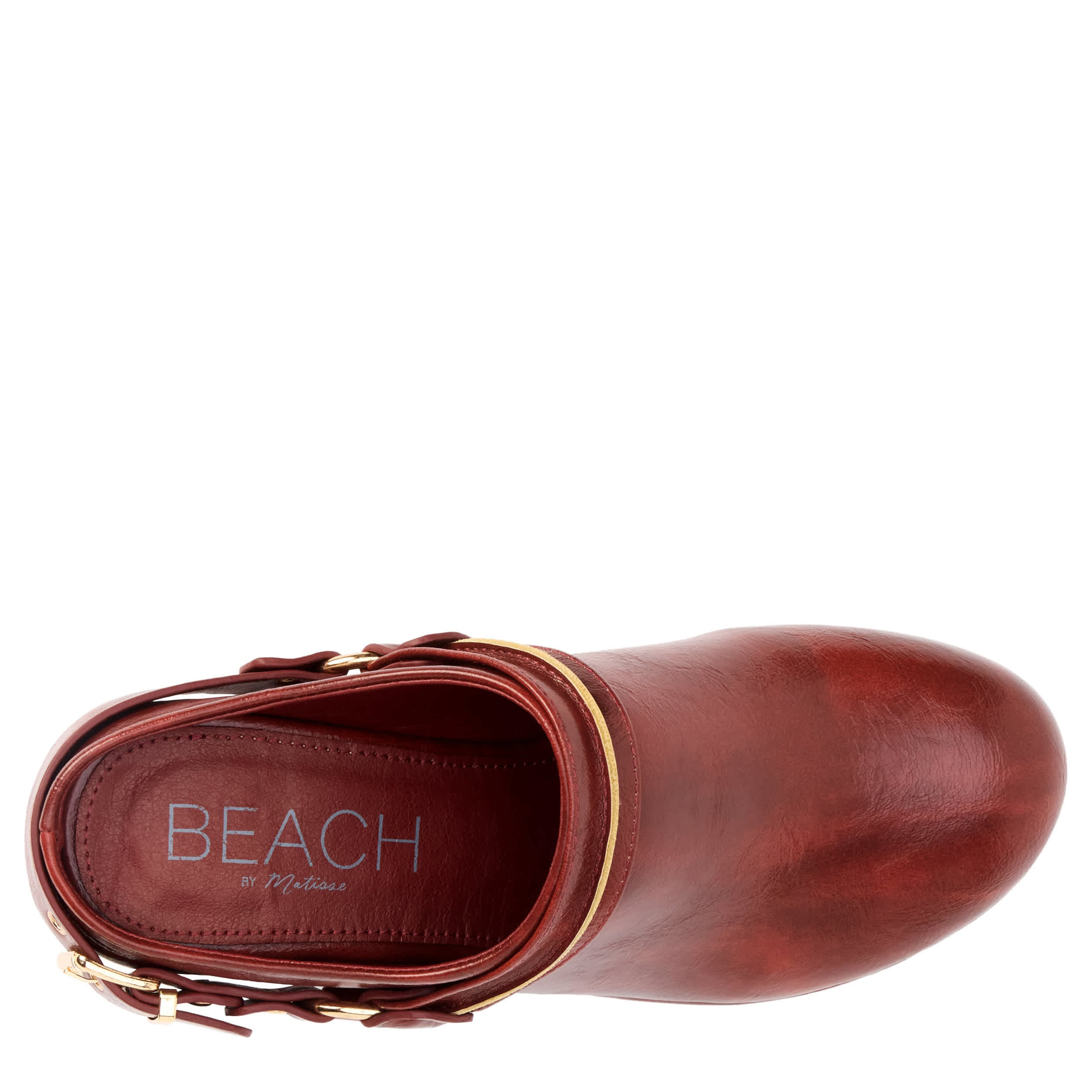 BEACH-WOMENS SAWYER PLATFORM CLOG-RUST & 