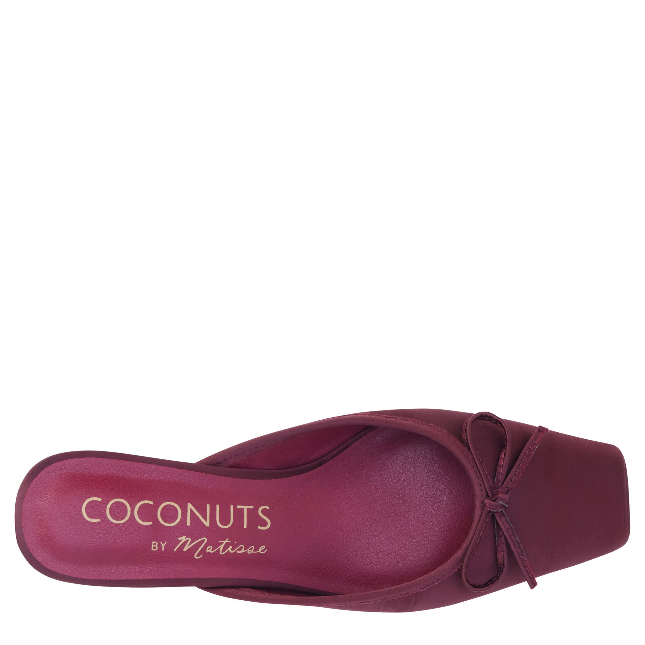 COCONUTS-WOMENS GENEVA CLOG-DARK RED & 