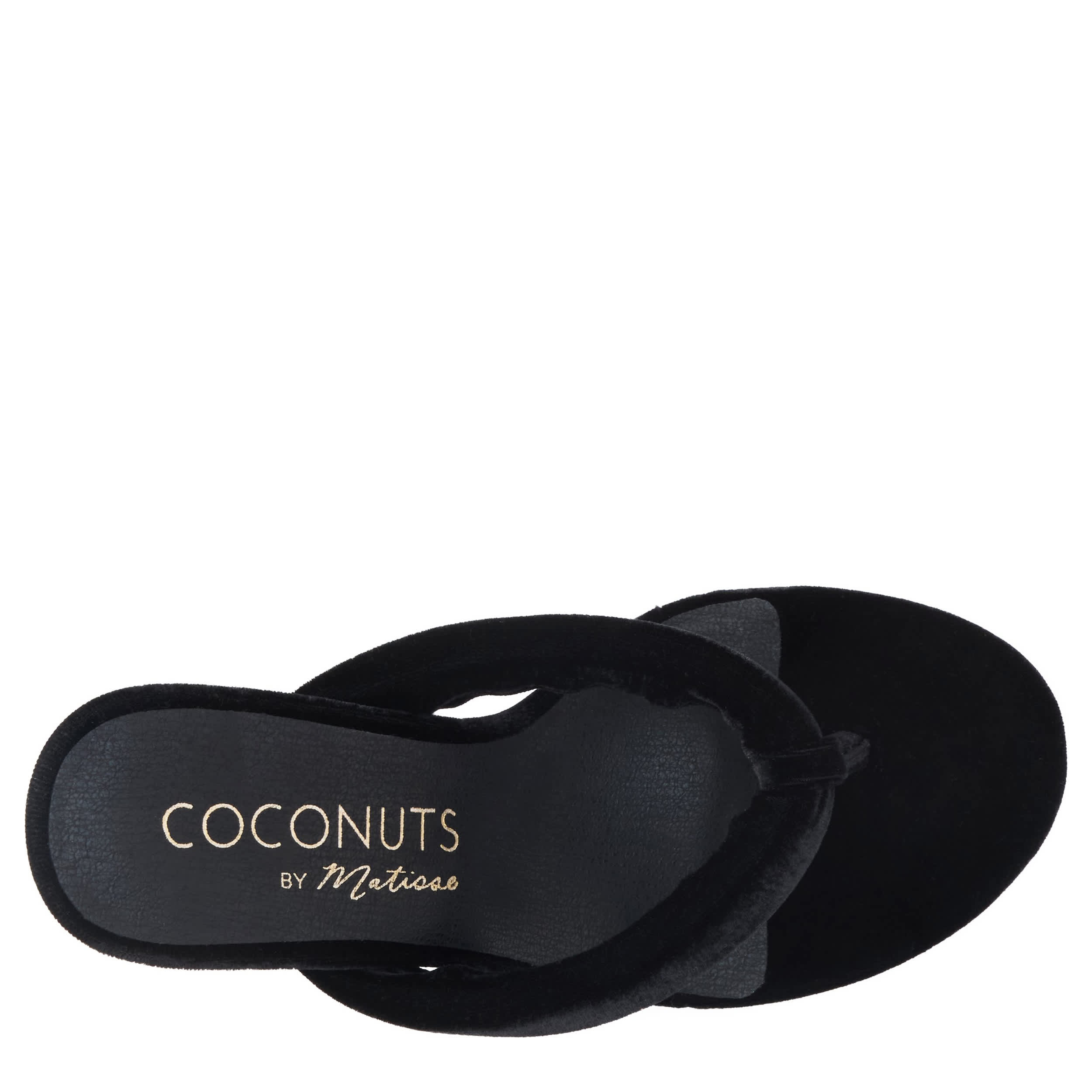 COCONUTS-WOMENS CALVIN SANDAL-BLACK & 