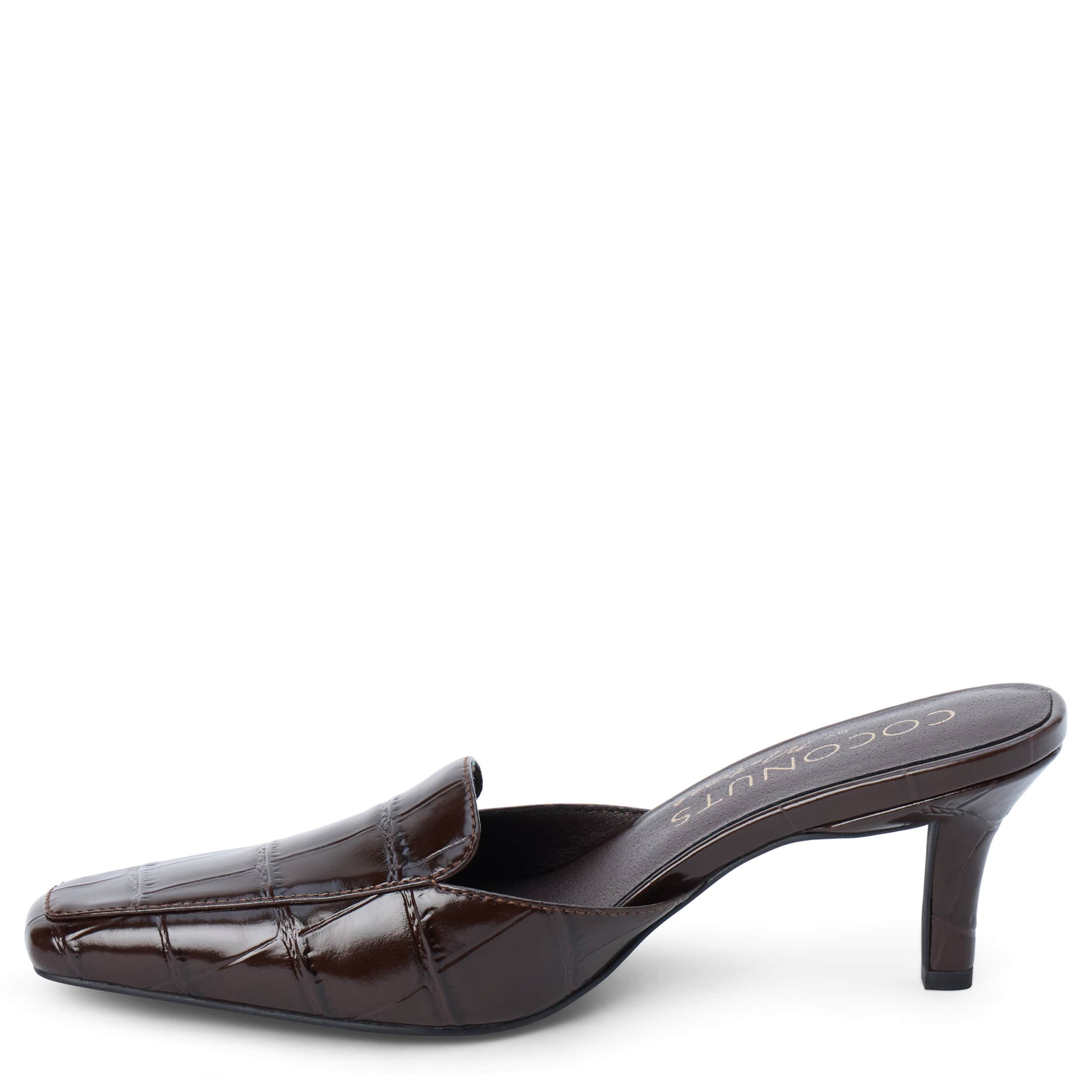 COCONUTS-WOMENS DAVEY PUMP-ESPRESSO & 