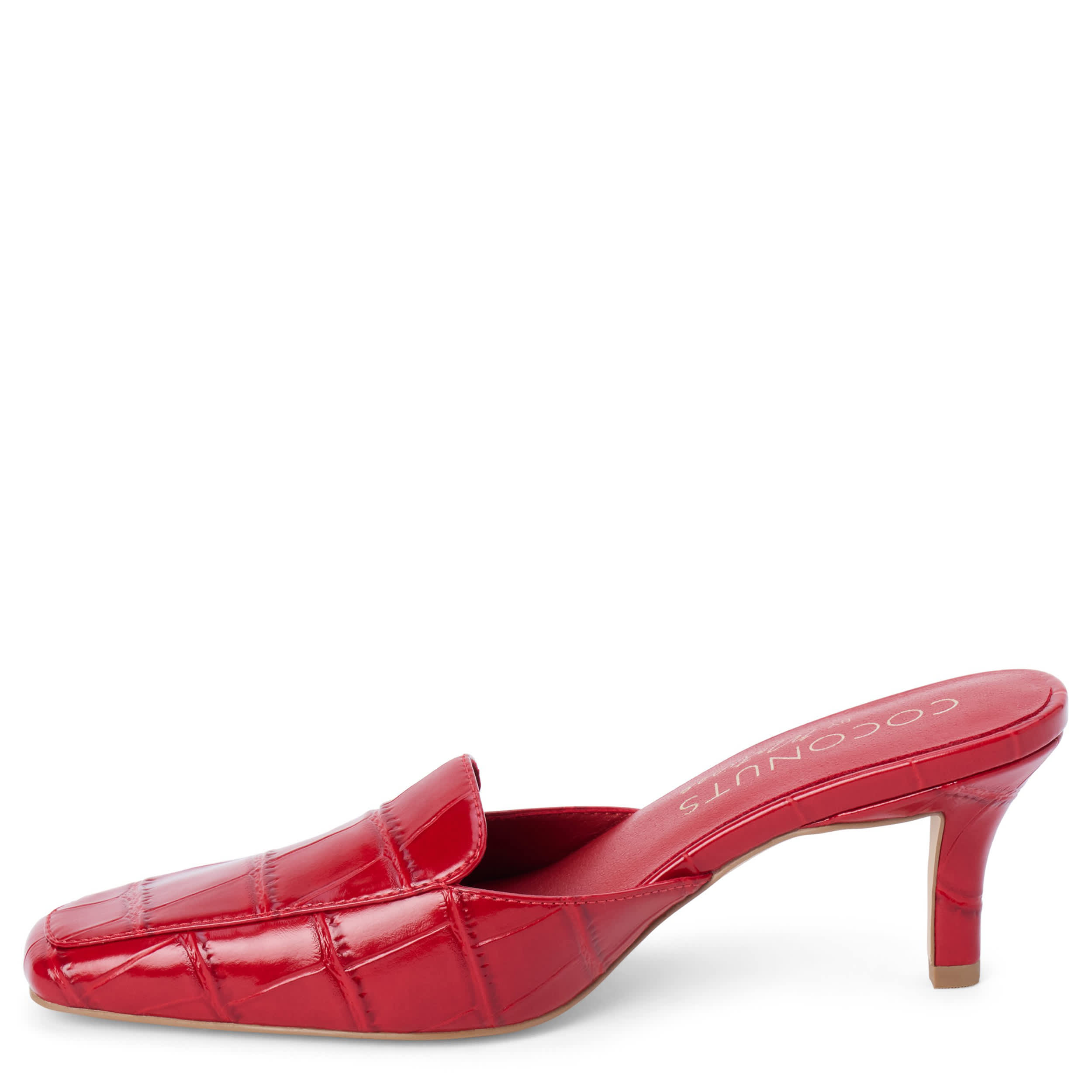 COCONUTS-WOMENS DAVEY PUMP-RED & 