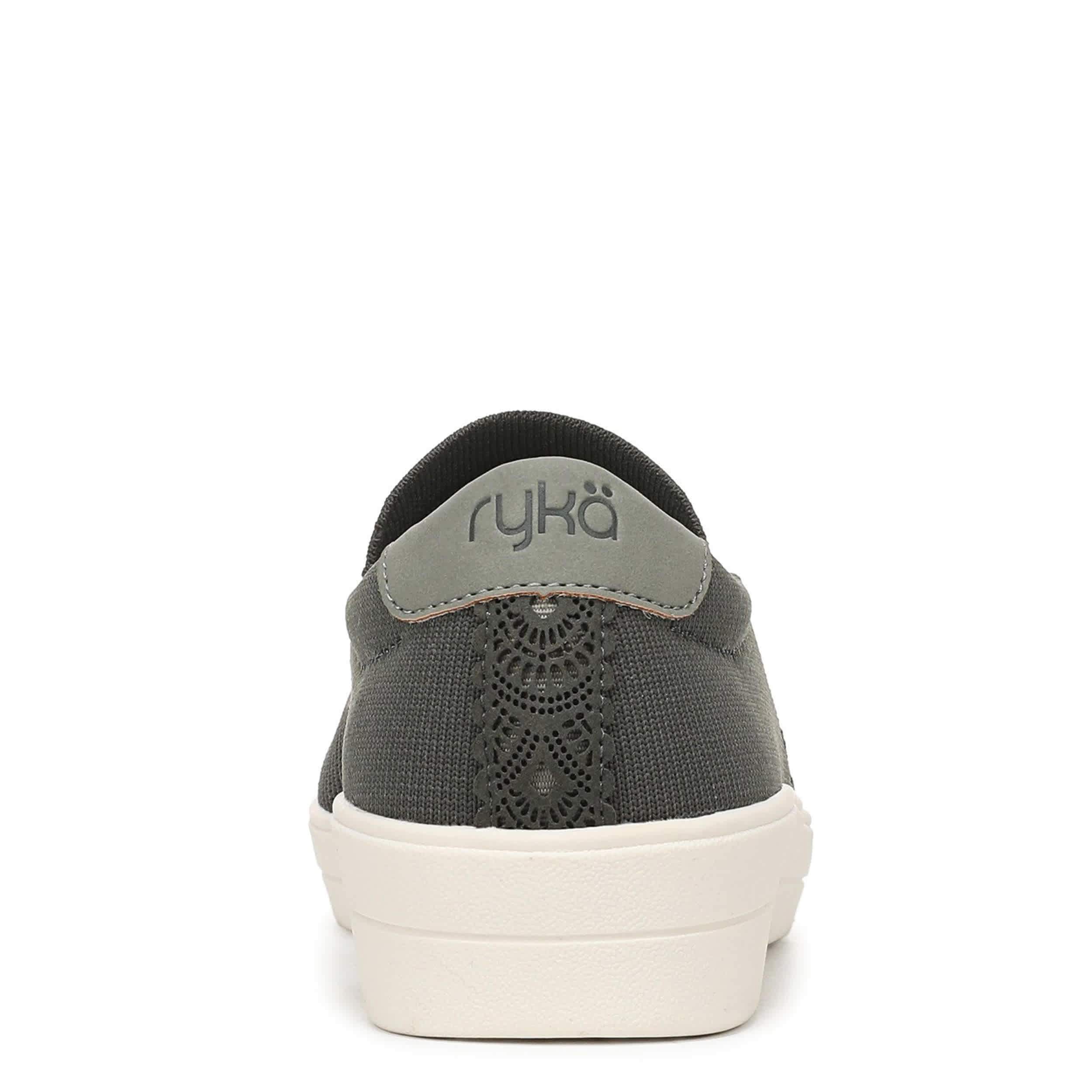RYKA-WOMENS VIV EASE SLIP ON SNEAKER-DARK GREEN & 