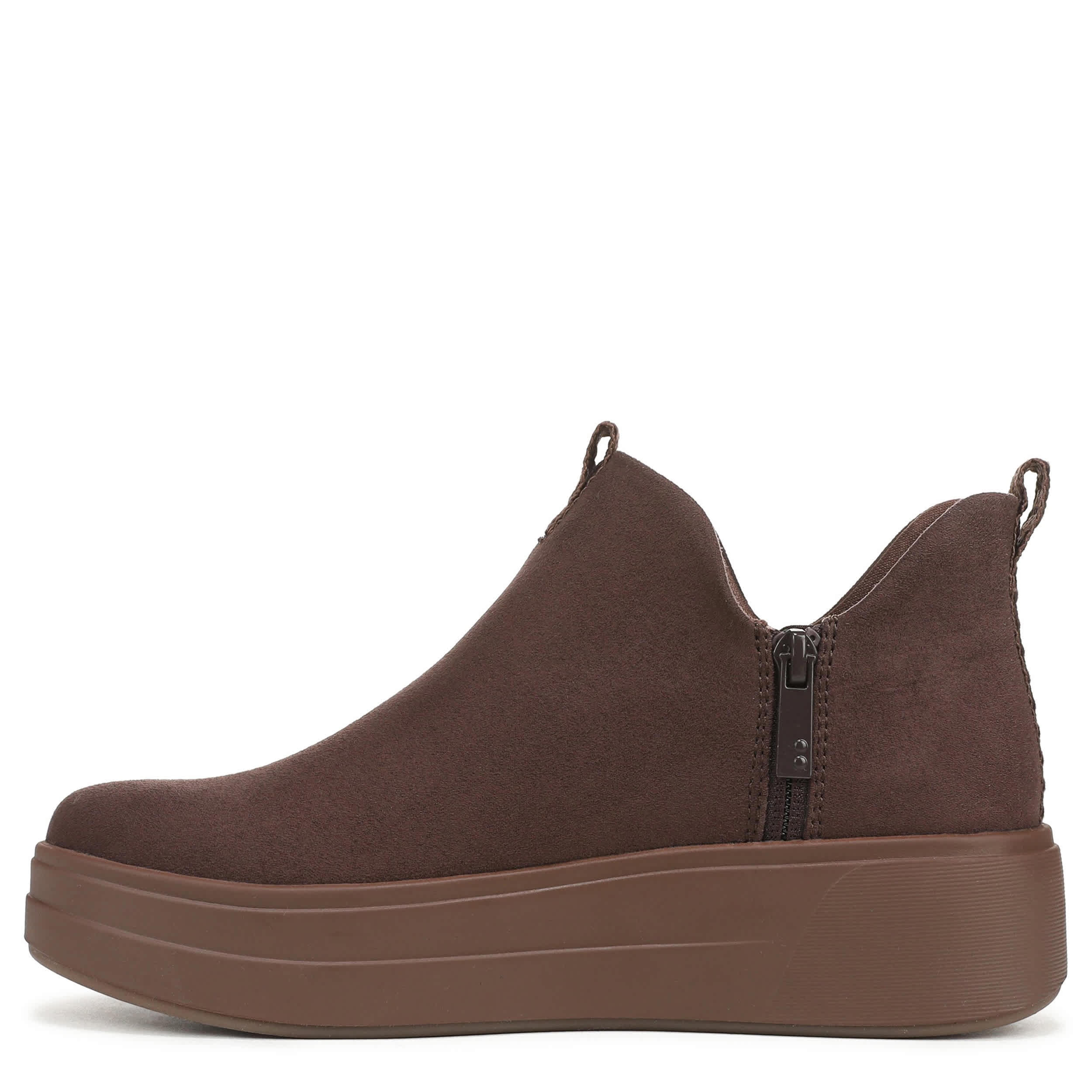 RYKA-WOMENS VIVIE SLIP ON SNEAKER-DARK BROWN & 