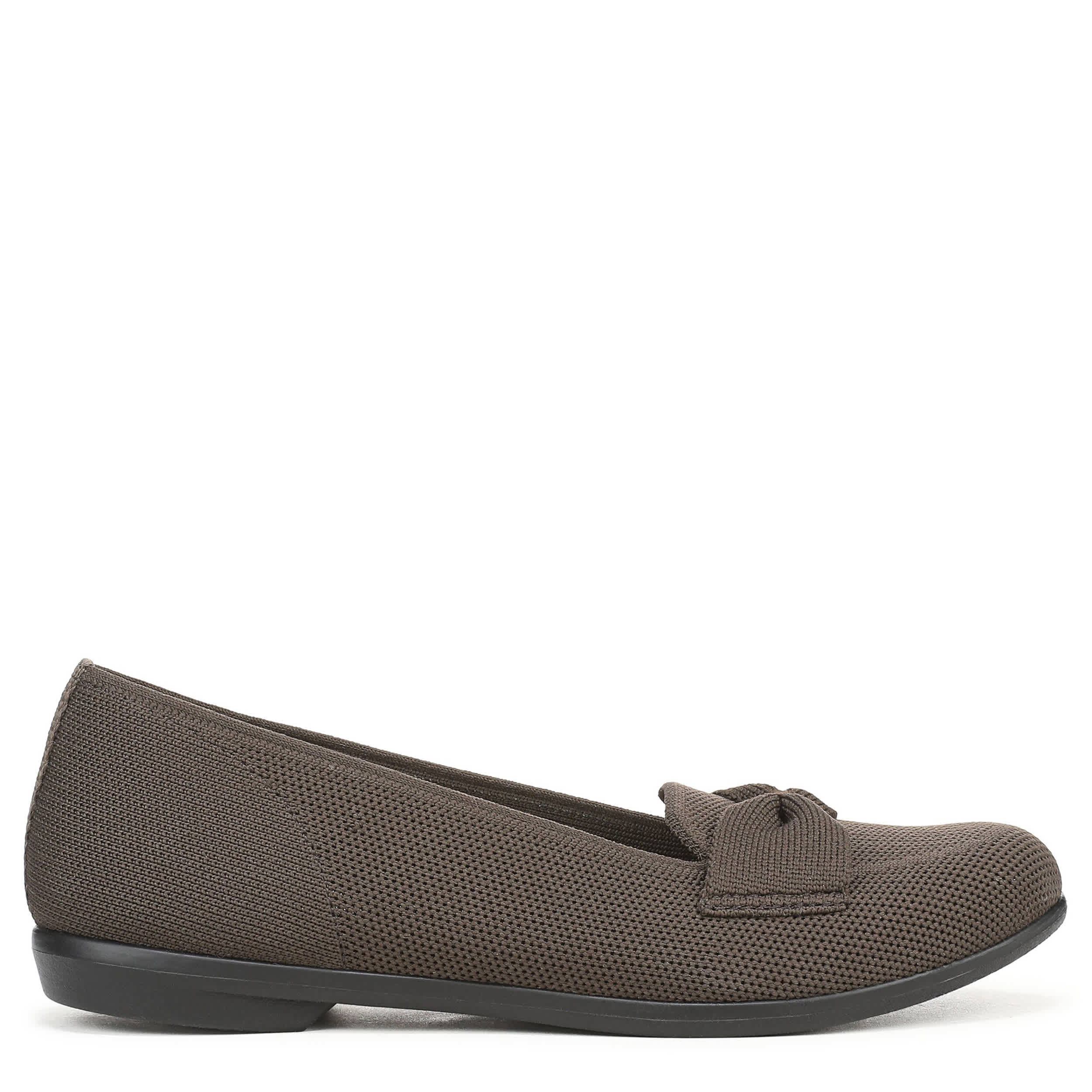 LIFESTRIDE-WOMENS KANDI FLAT-DARK BROWN & BROWN