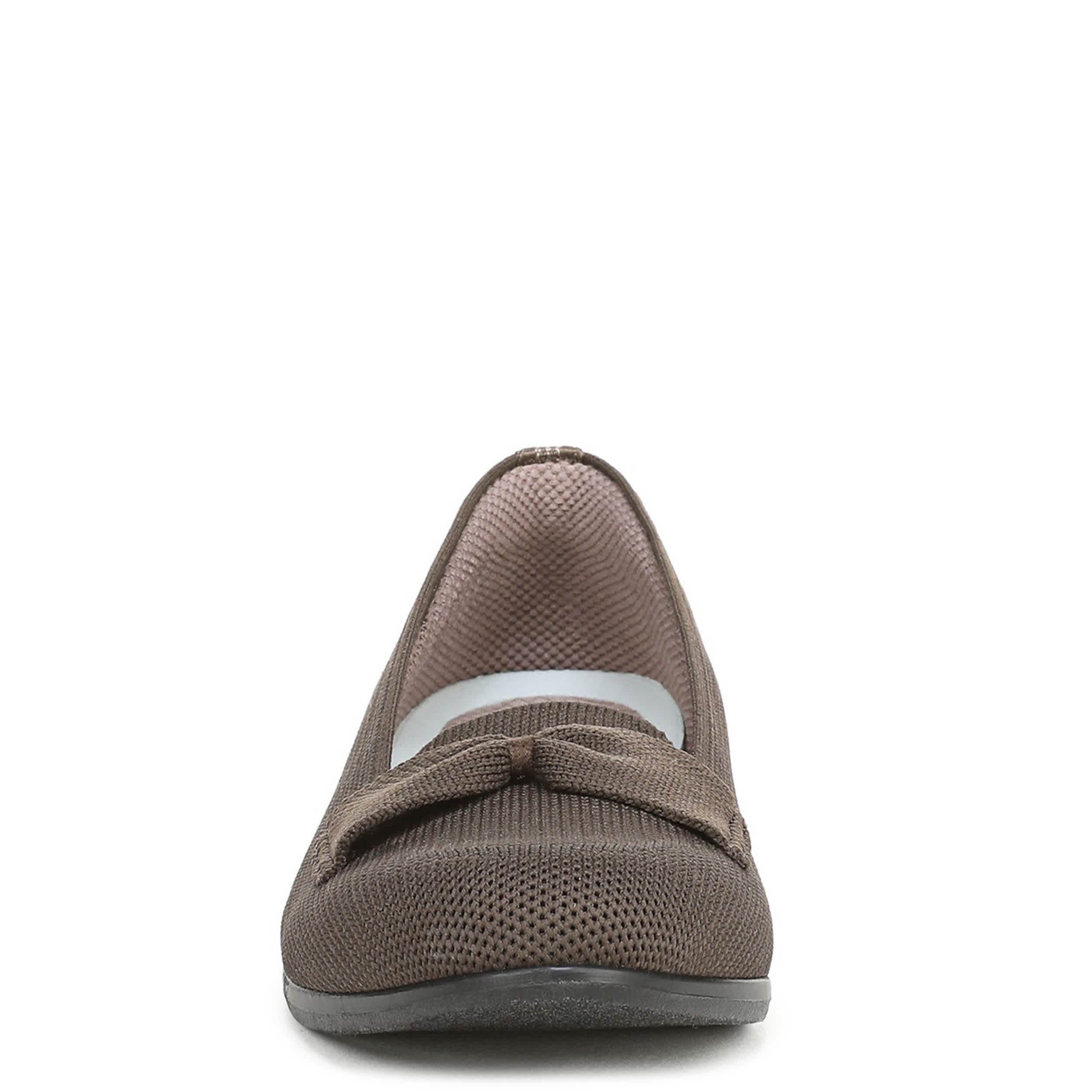 LIFESTRIDE-WOMENS KANDI FLAT-DARK BROWN & BROWN