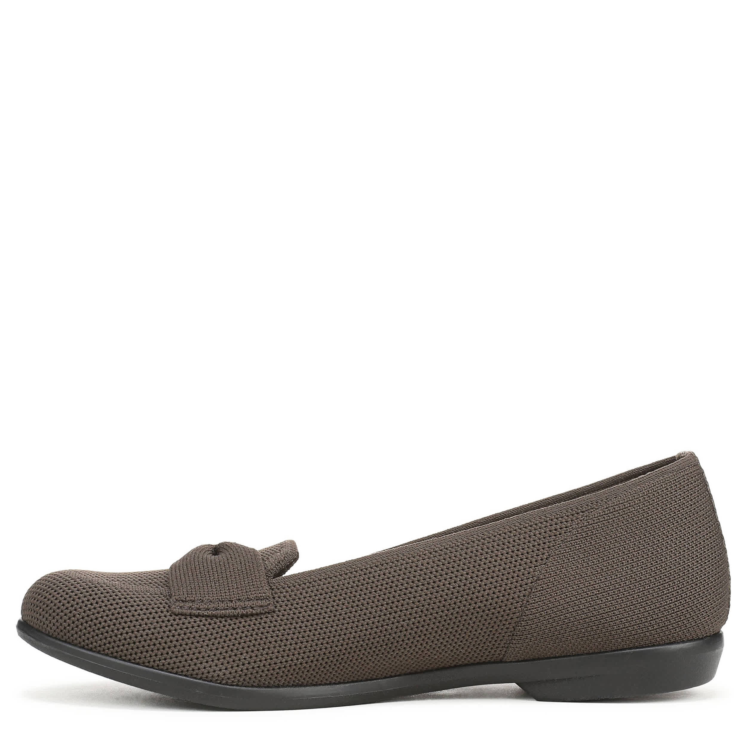 LIFESTRIDE-WOMENS KANDI FLAT-DARK BROWN & BROWN