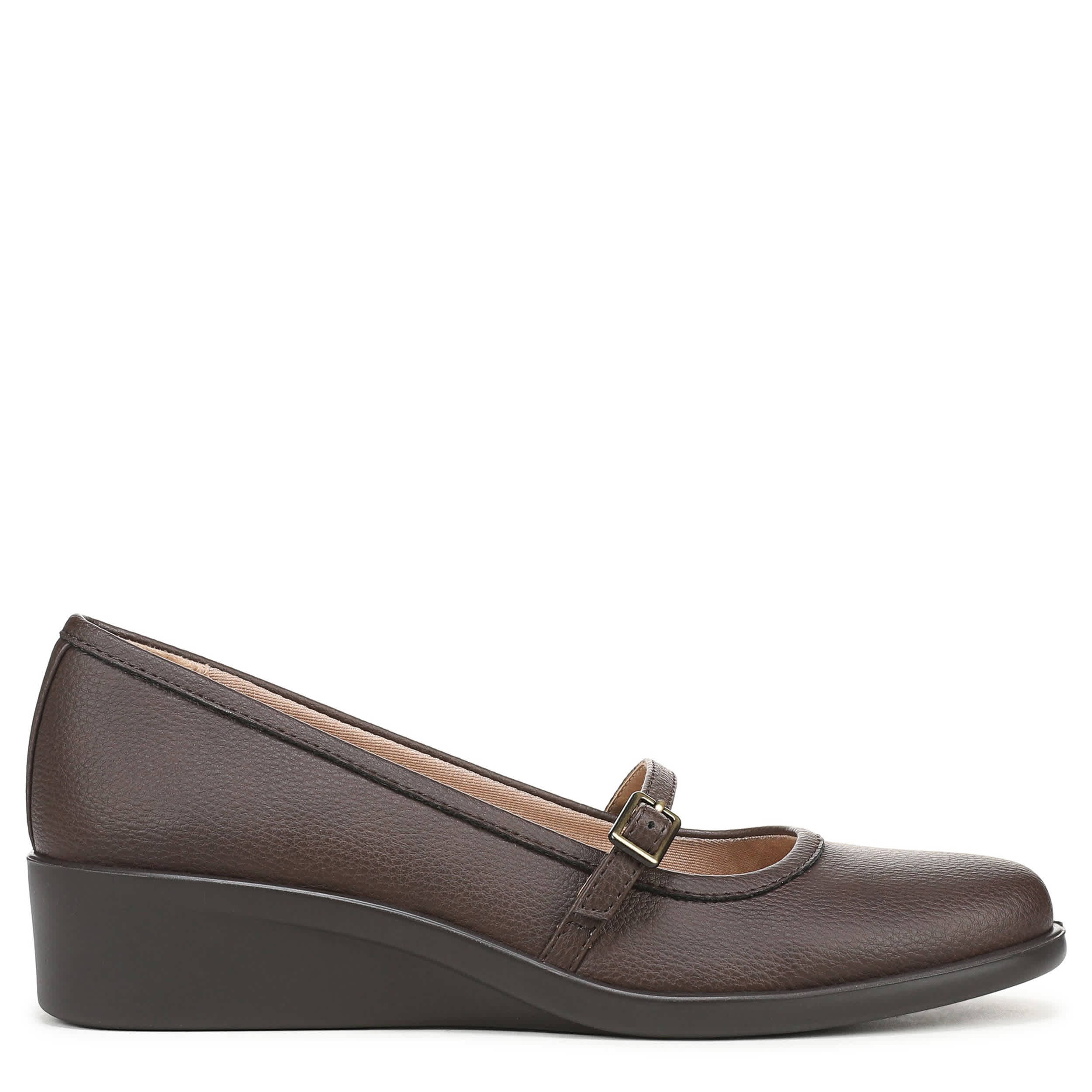 LIFESTRIDE-WOMENS JOLENE WEDGE-DARK BROWN & 