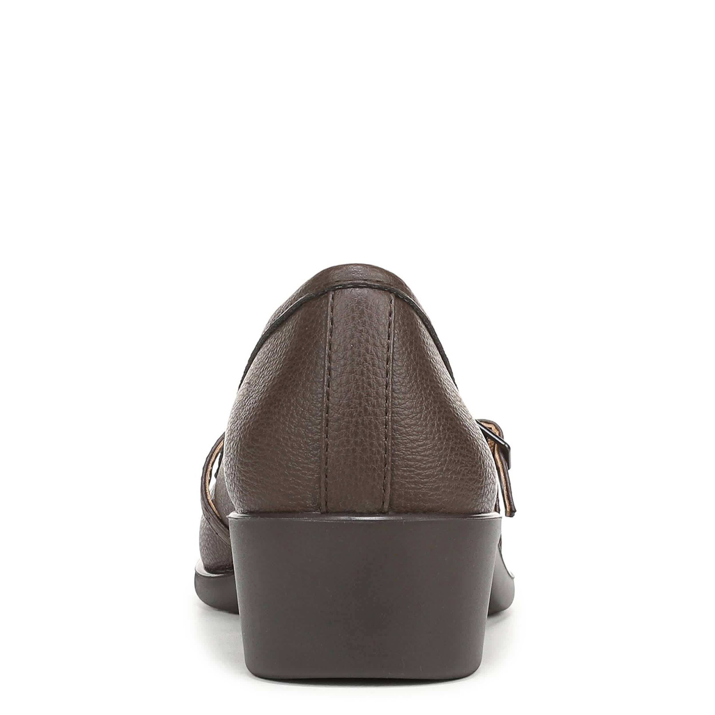 LIFESTRIDE-WOMENS JOLENE WEDGE-DARK BROWN & 
