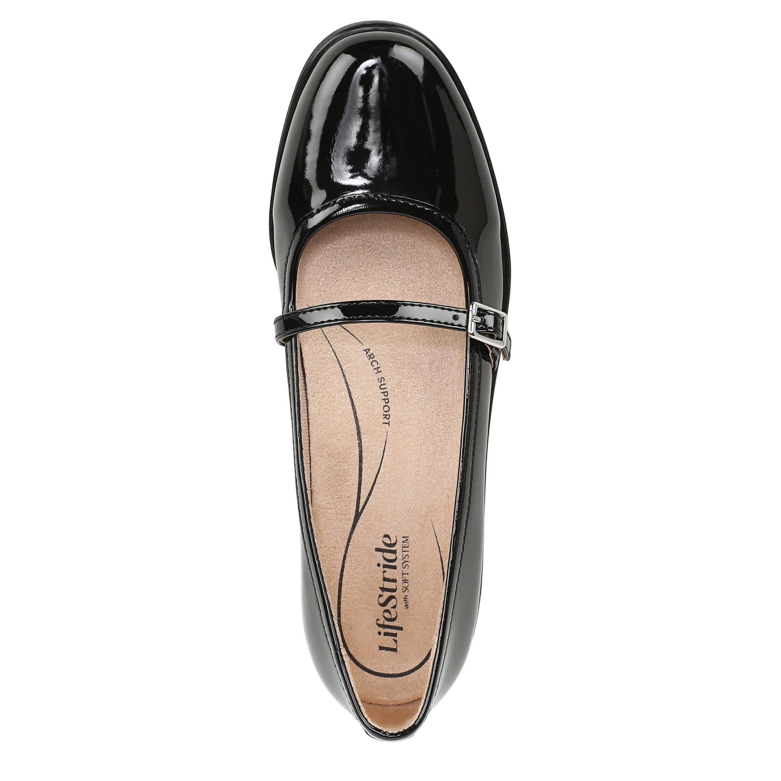 LIFESTRIDE-WOMENS JOLENE WEDGE-BLACK & 
