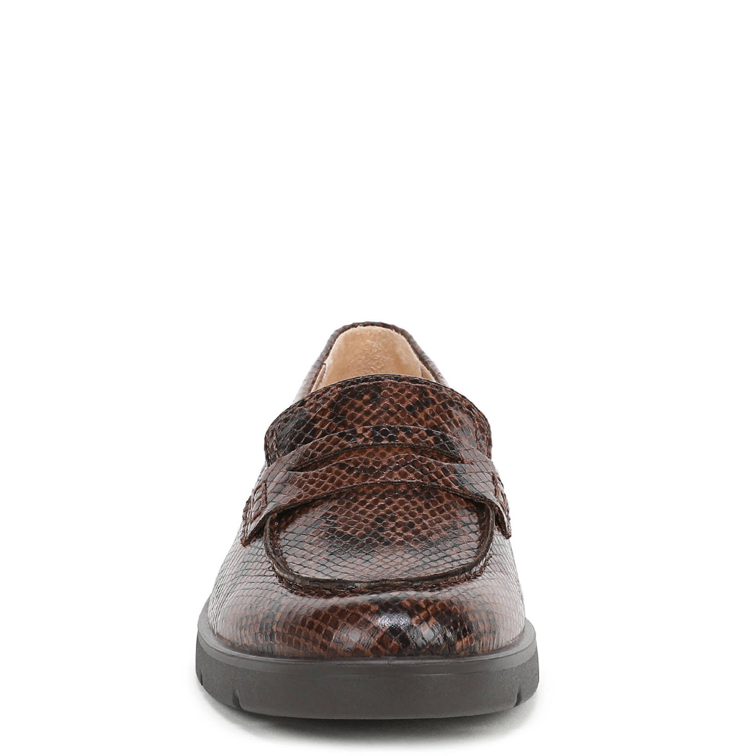 LIFESTRIDE-WOMENS VERONICA 2 LOAFER-DARK BROWN & SNAKE
