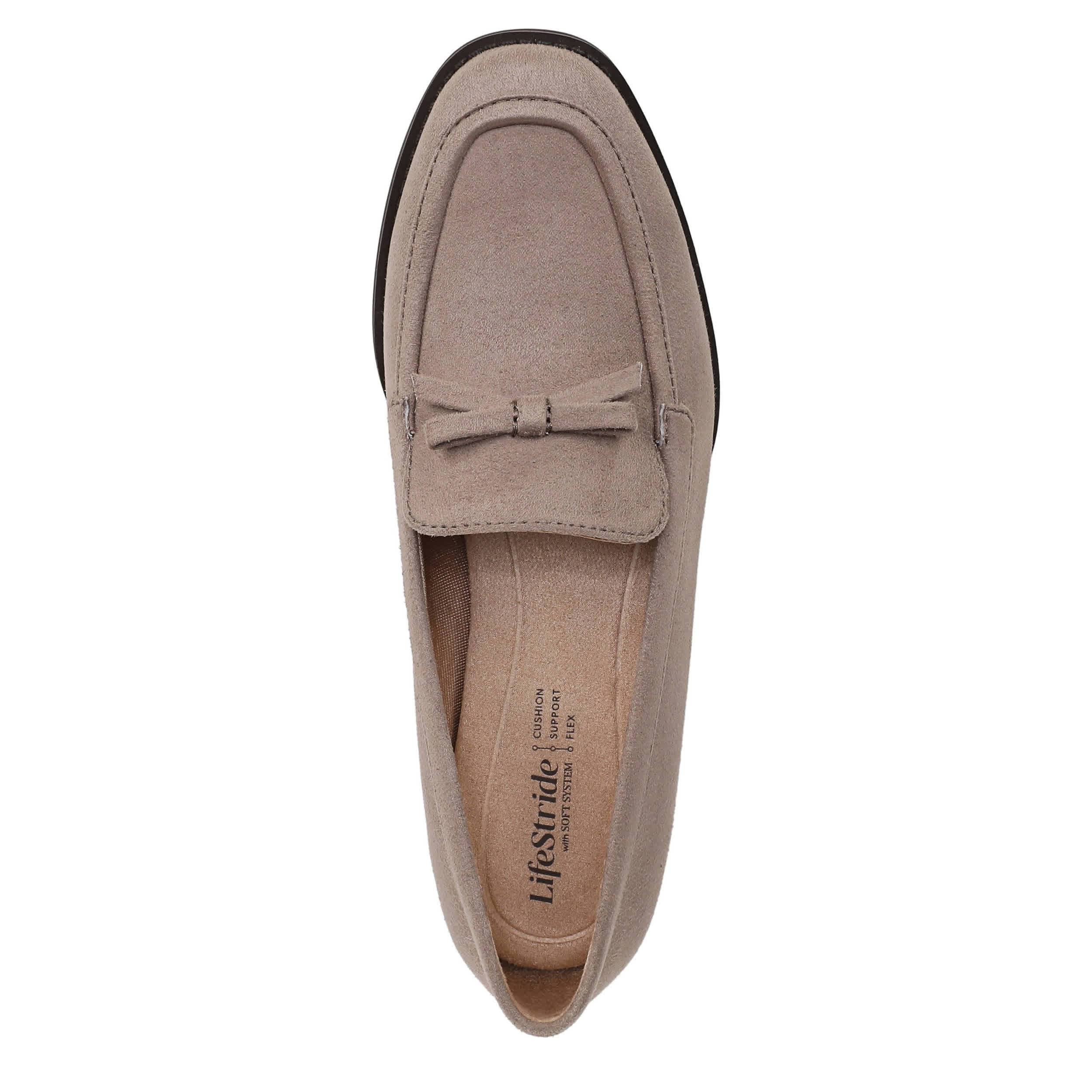 LIFESTRIDE-WOMENS FABLE LOAFER-BROWN & LATTE