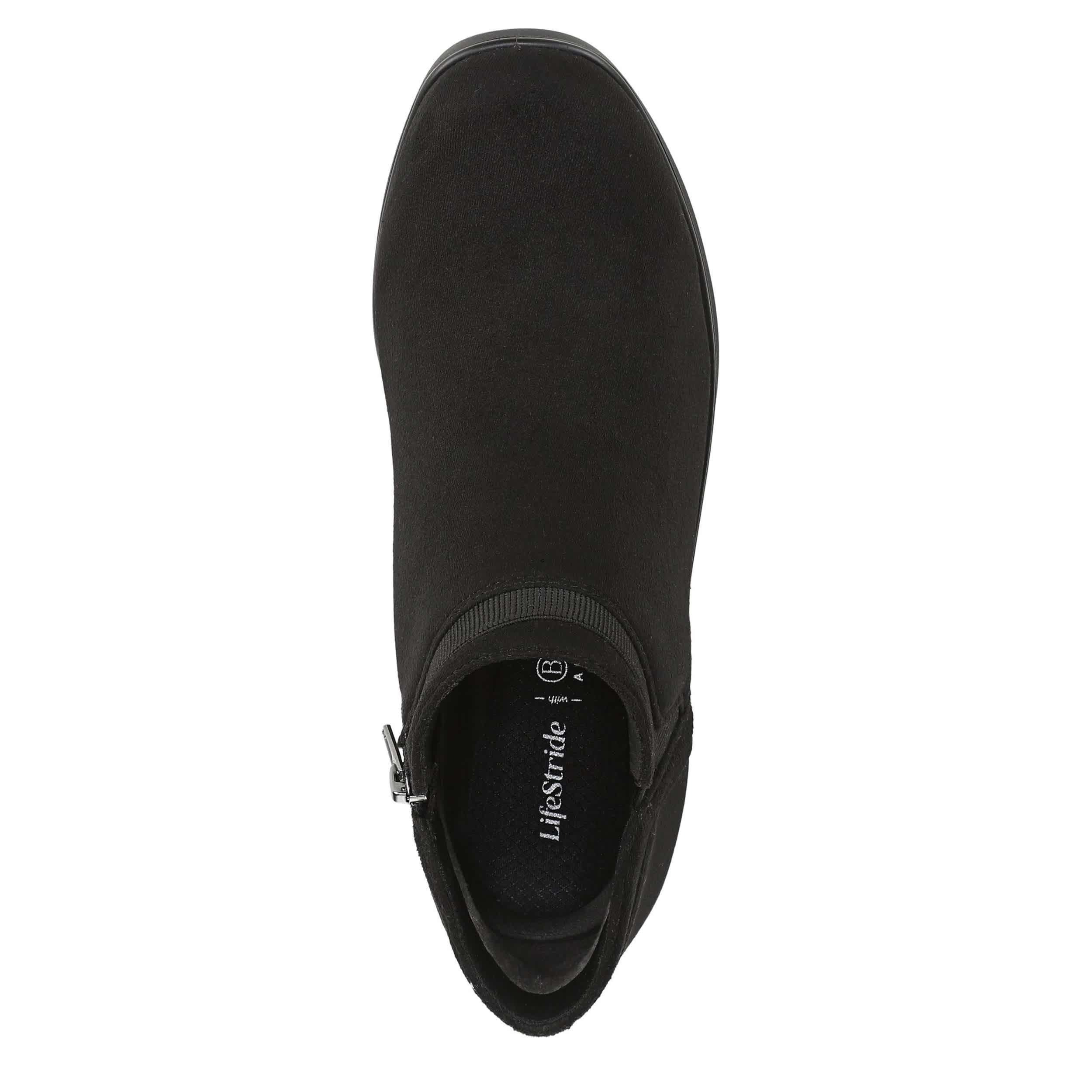 LIFESTRIDE-WOMENS FLYNN BOOTIE-BLACK & 