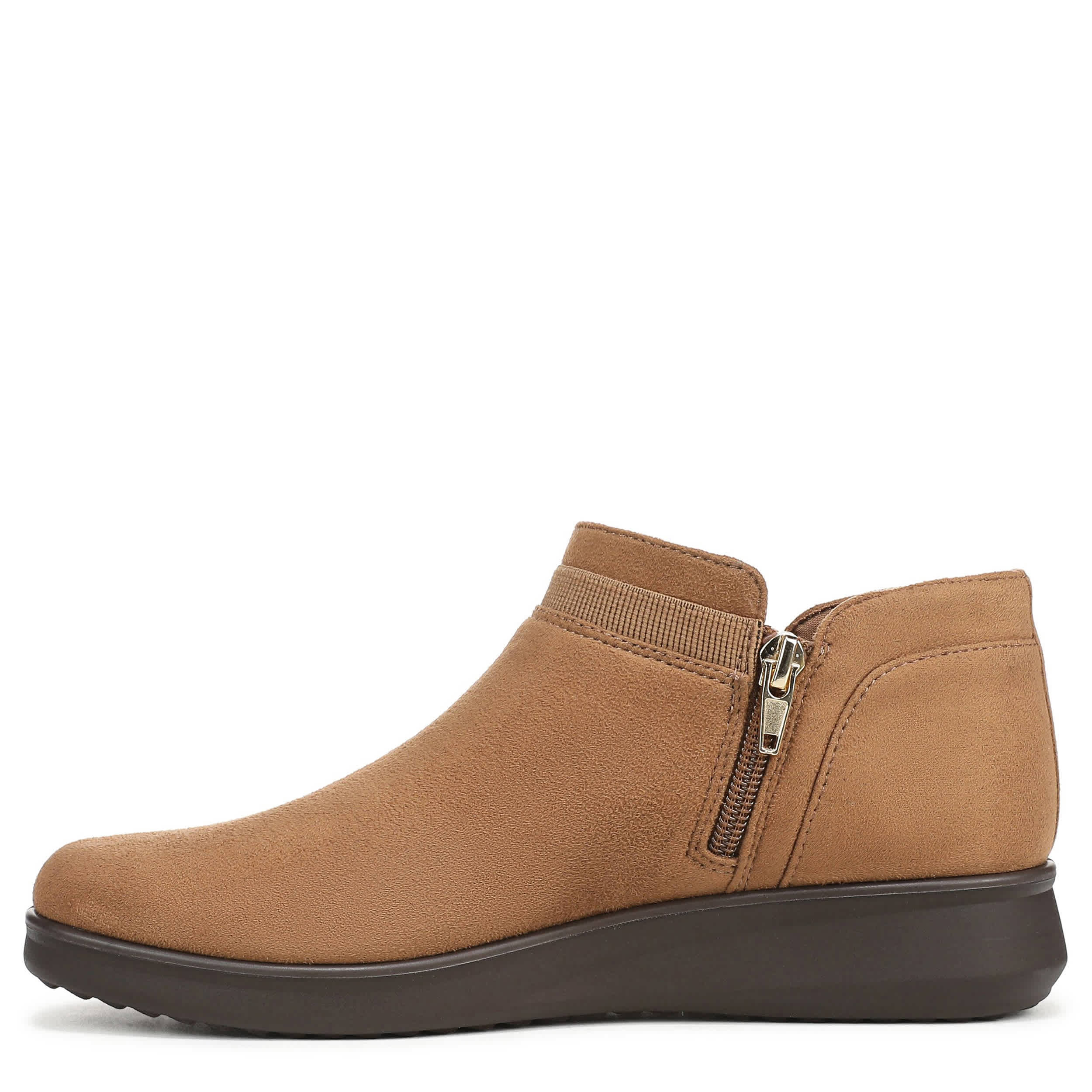 LIFESTRIDE-WOMENS FLYNN BOOTIE-DARK TAN & 
