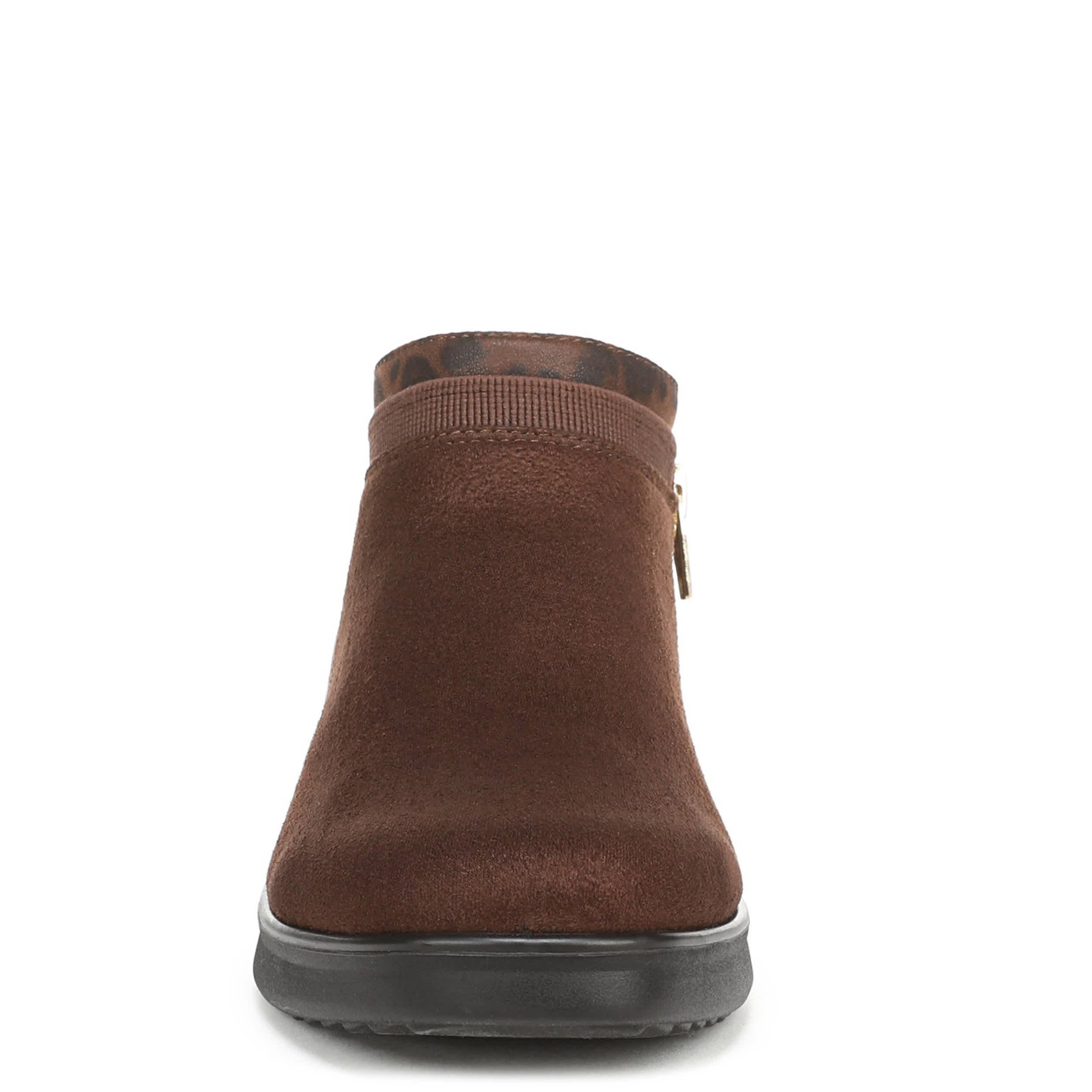 LIFESTRIDE-WOMENS FLYNN BOOTIE-DARK BROWN & 