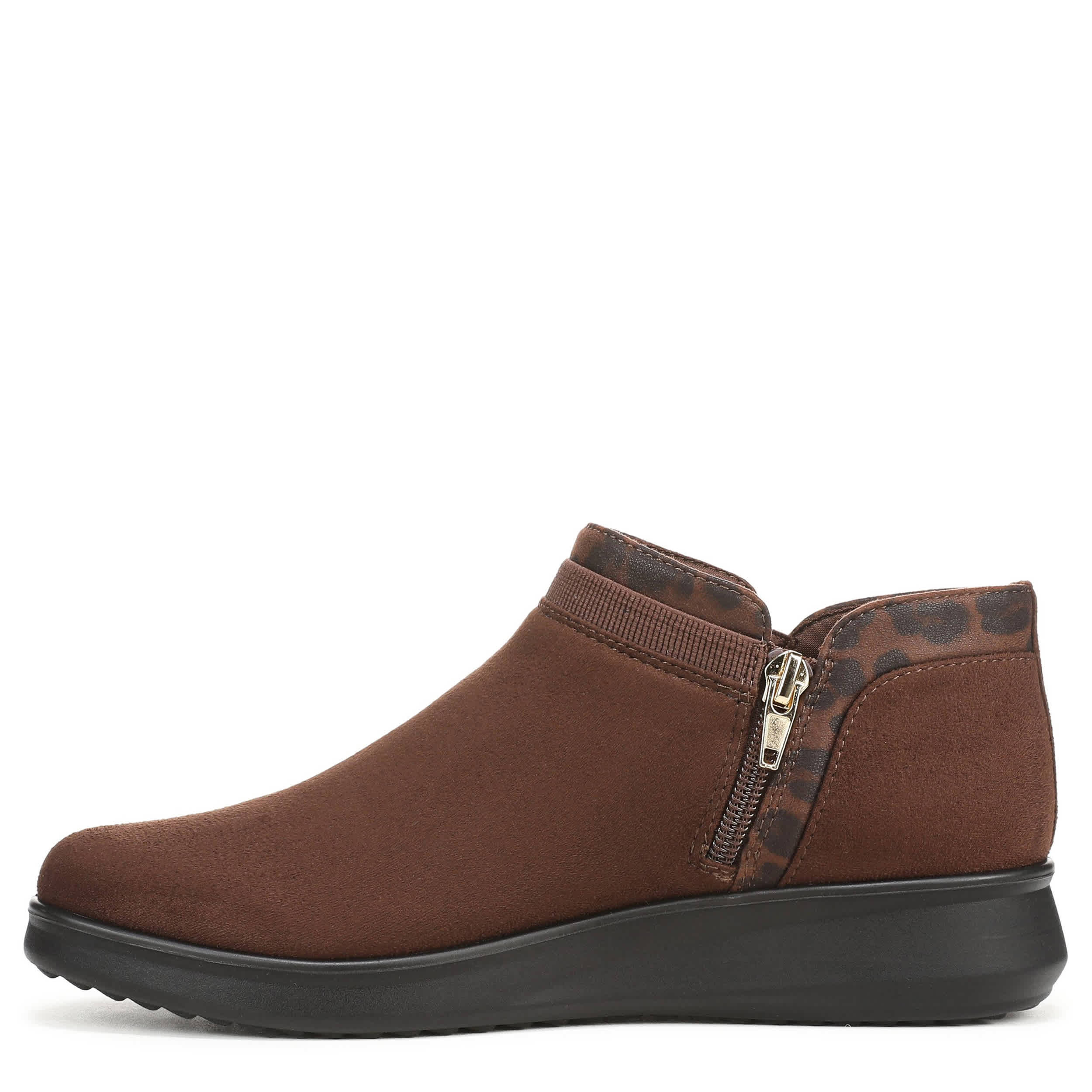 LIFESTRIDE-WOMENS FLYNN BOOTIE-DARK BROWN & 