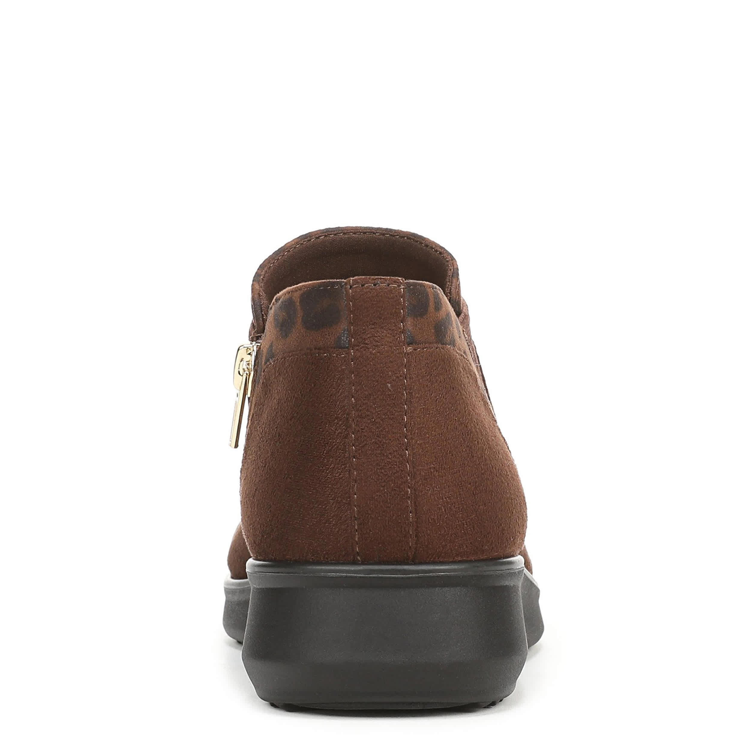 LIFESTRIDE-WOMENS FLYNN BOOTIE-DARK BROWN & 