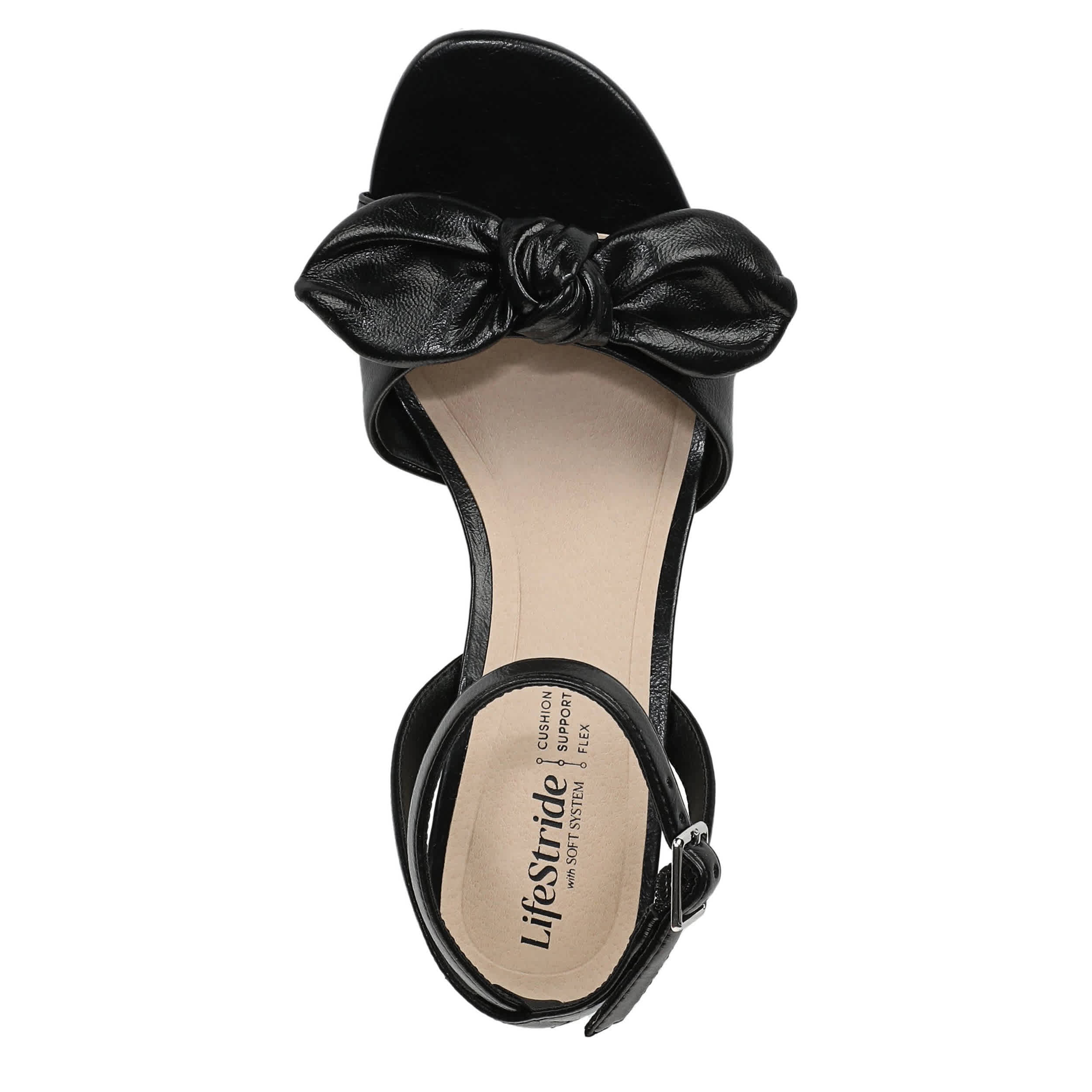 LIFESTRIDE-WOMENS NOLA DRESS SANDAL-BLACK & 