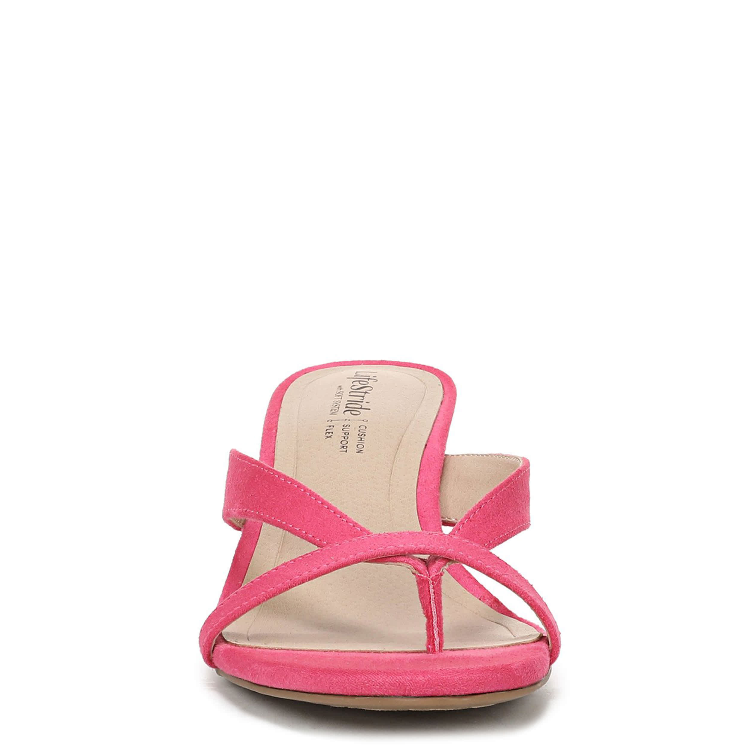 LIFESTRIDE-WOMENS NAVINE DRESS SANDAL-PINK & 