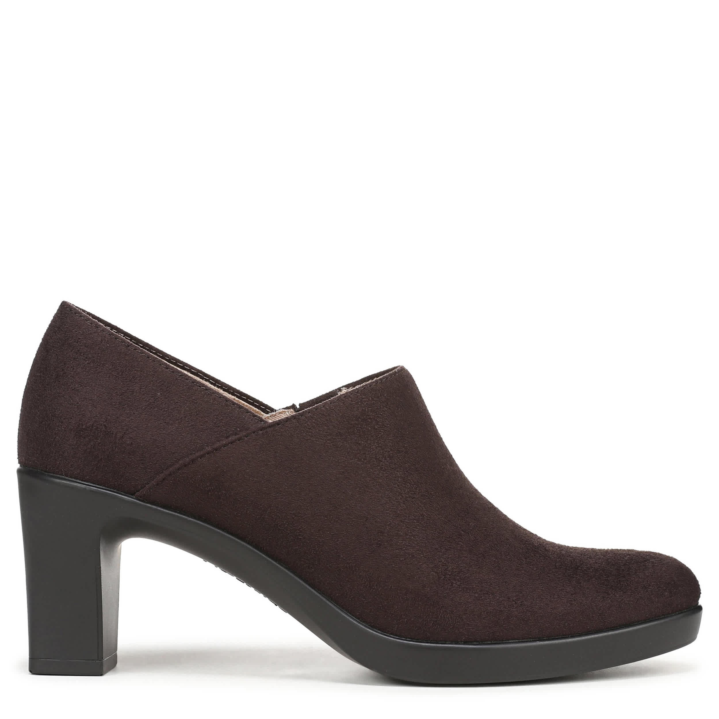 LIFESTRIDE-WOMENS ELEGANT DRESS BOOTIE-DARK BROWN & 