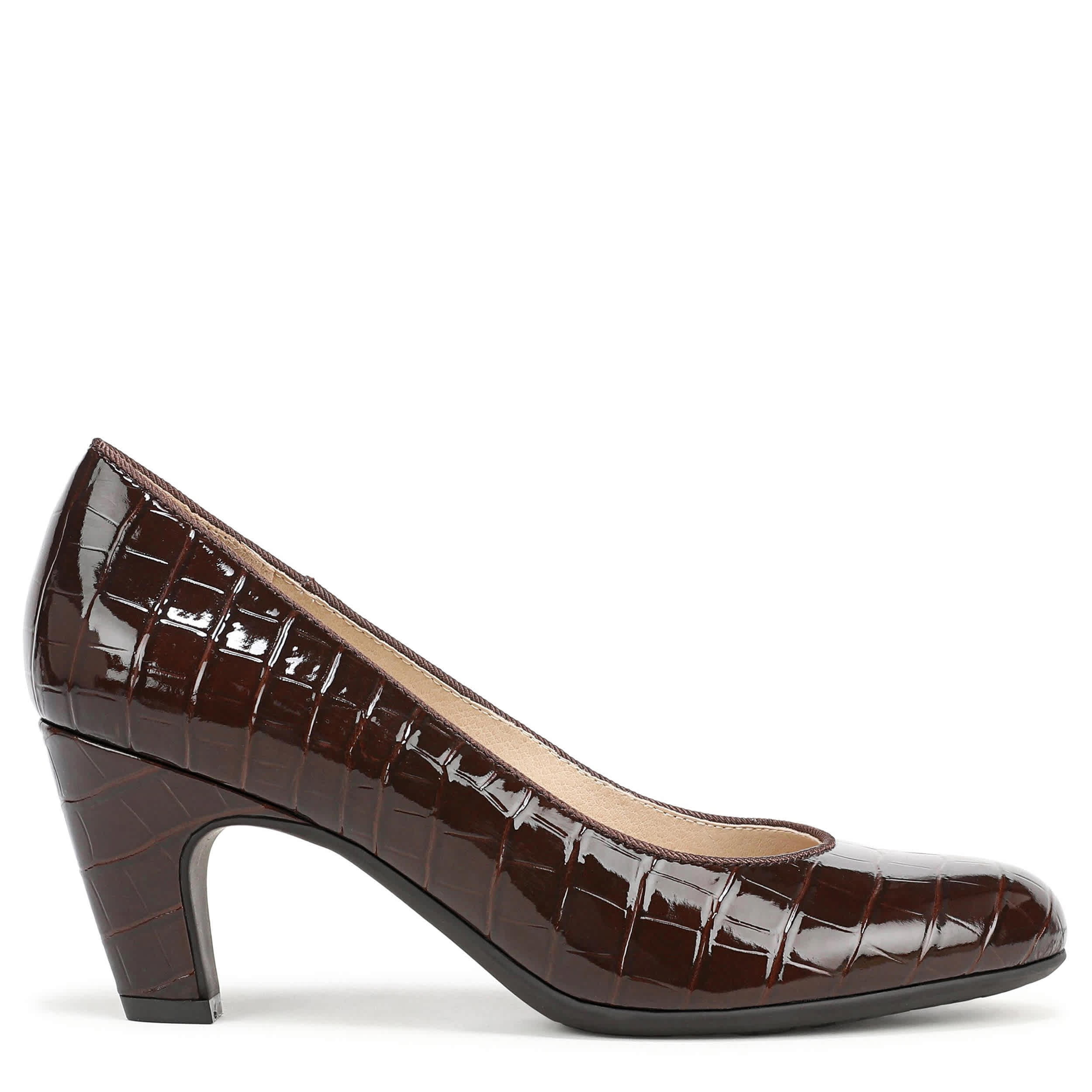 LIFESTRIDE-WOMENS PARIGI-PLUS PUMP-DARK BROWN & 