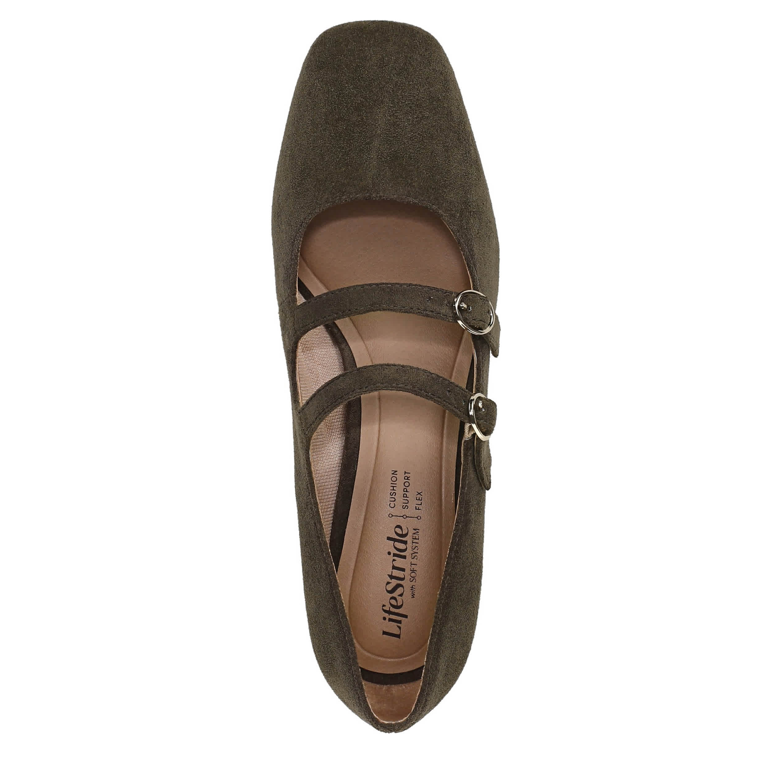 LIFESTRIDE-WOMENS CLAUDETTE PUMP-DARK GREEN & 