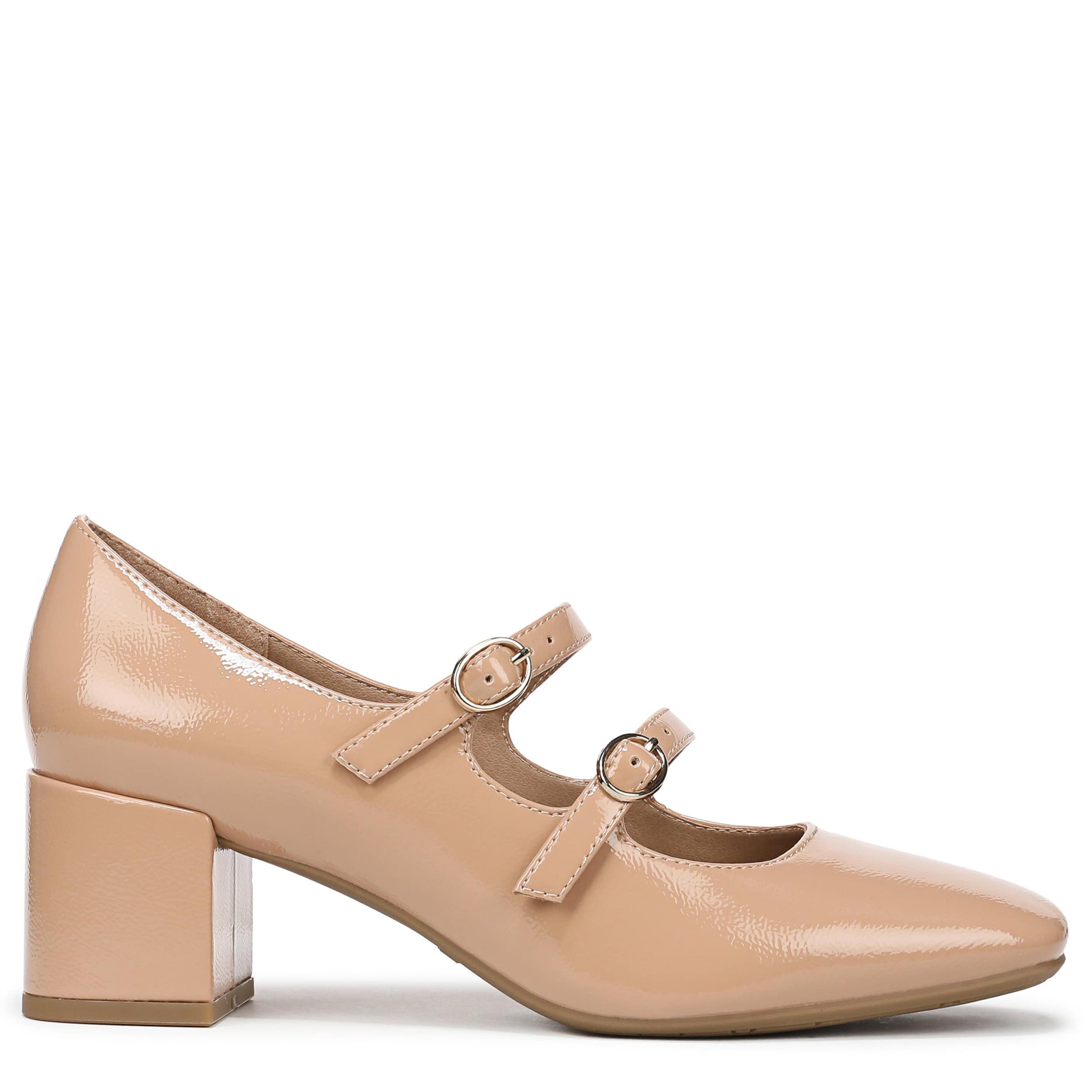 LIFESTRIDE-WOMENS CLAUDETTE PUMP-TAN & 
