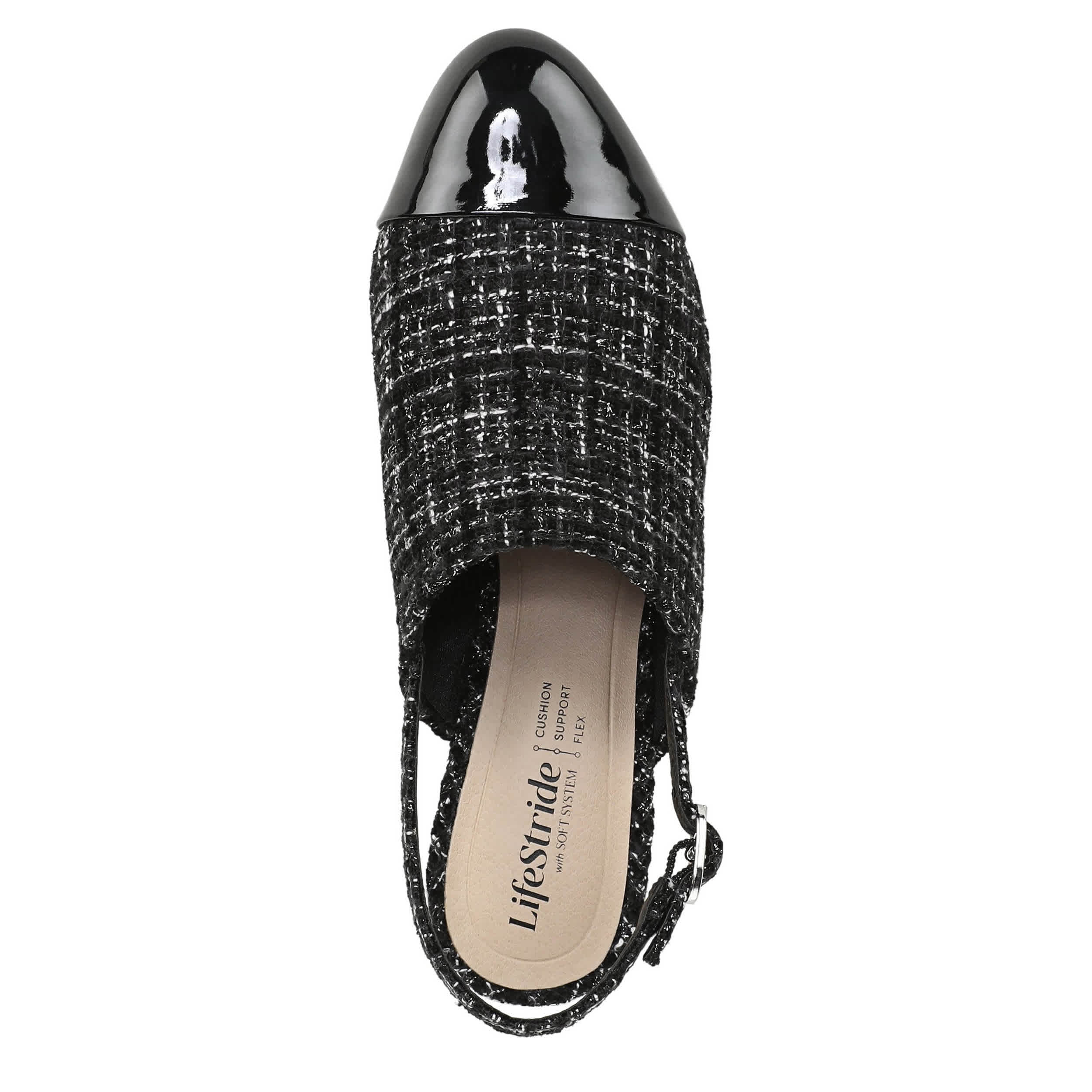 LIFESTRIDE-WOMENS TESSA PUMP-BLACK & MULTICOLOR