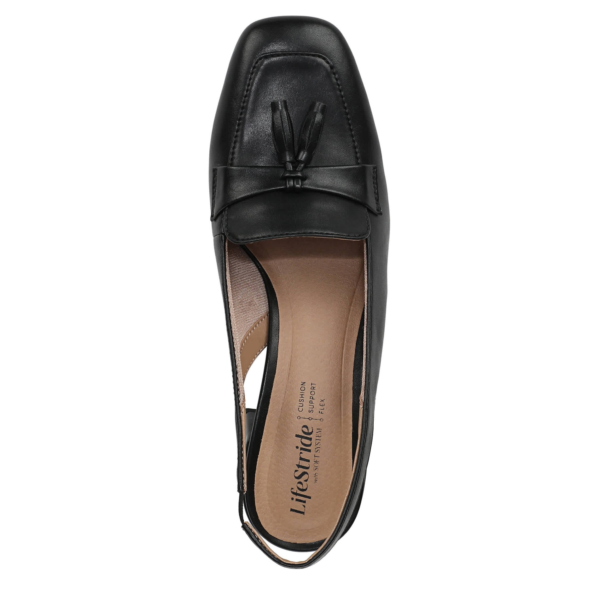 LIFESTRIDE-WOMENS CLARISSA PUMP-BLACK & BLACK