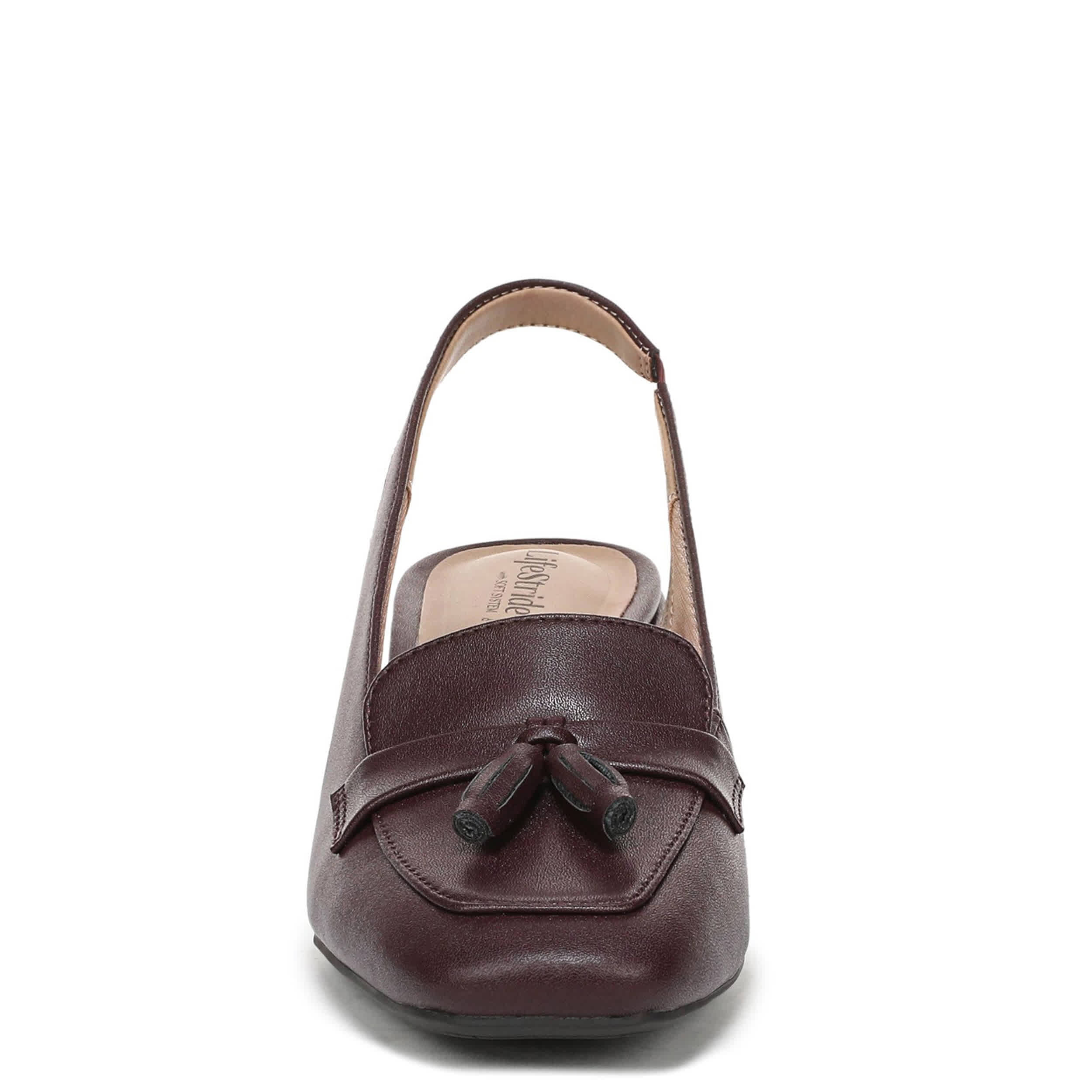 LIFESTRIDE-WOMENS CLARISSA PUMP-BURGUNDY & 