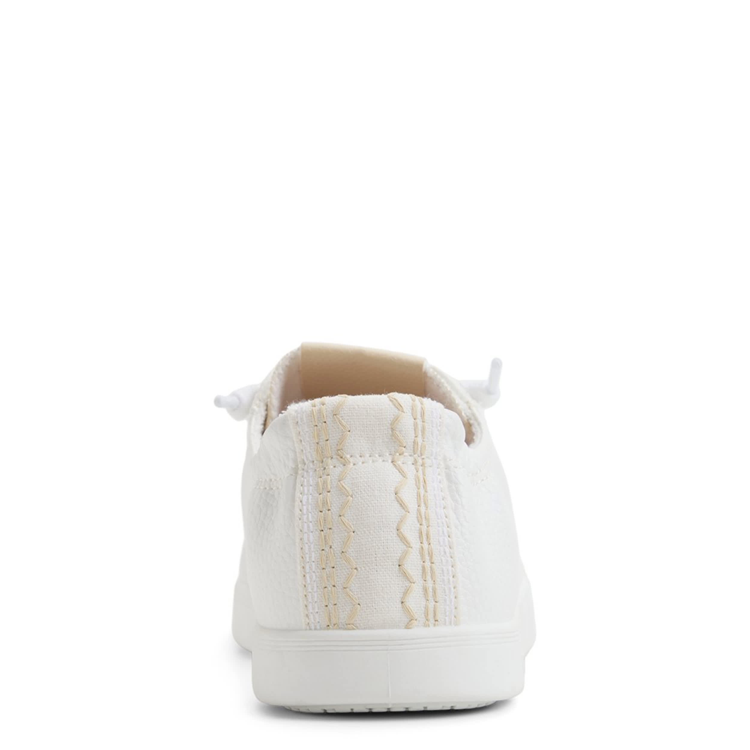 ROXY-WOMENS MAUKA LX SLIP ON SNEAKER-WHITE & 