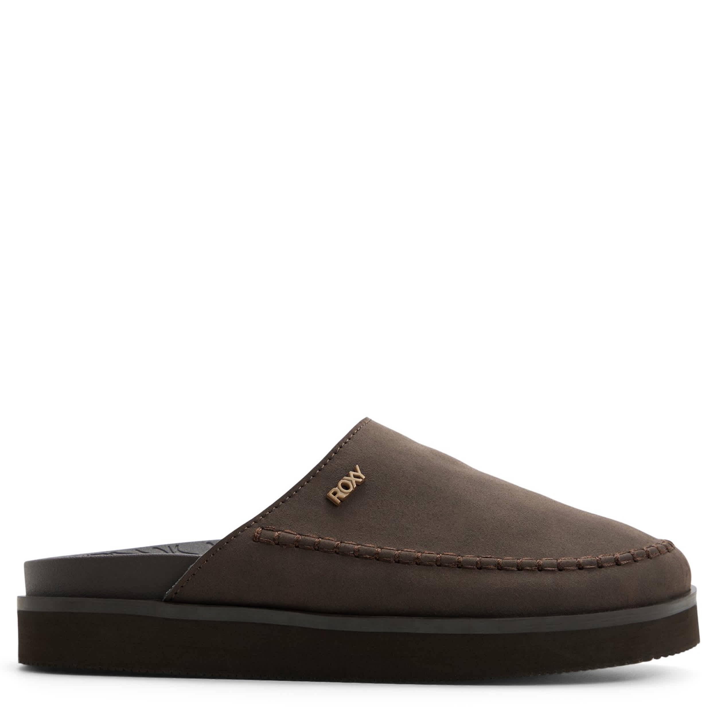 ROXY-WOMENS KAHKI CLOG-BROWN & 