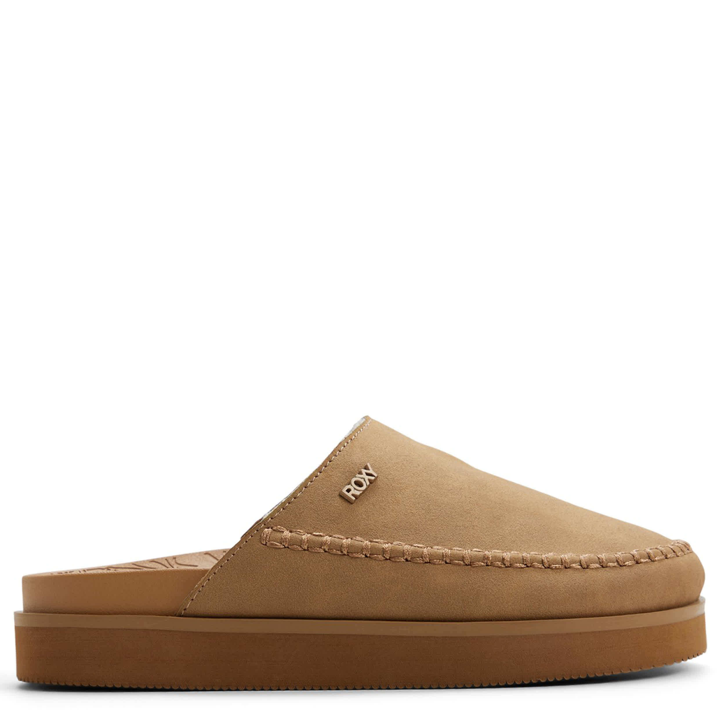 ROXY-WOMENS KAHKI CLOG-TAN & 
