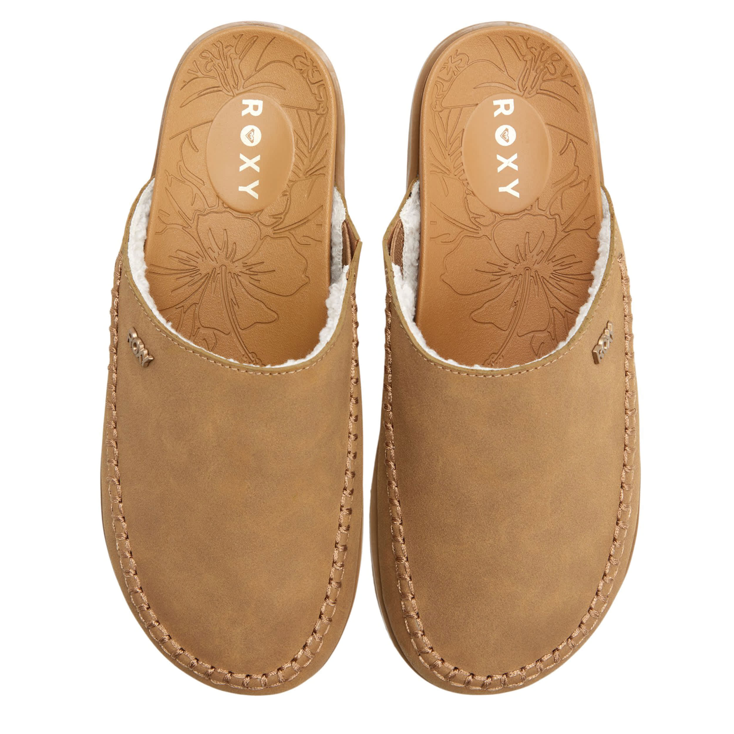 ROXY-WOMENS KAHKI CLOG-TAN & 