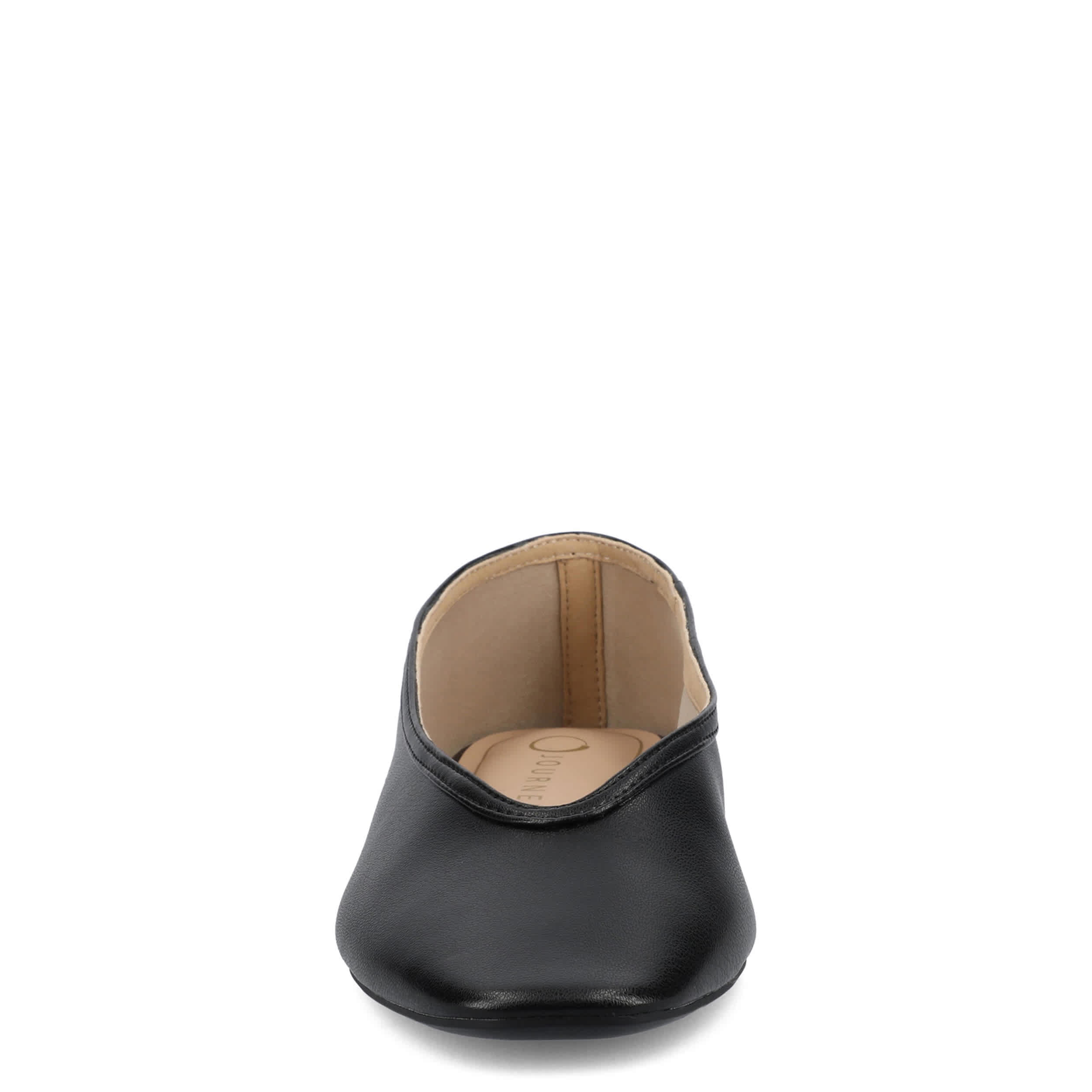 JOURNEE COLLECTION-WOMENS FORTUNE FLAT-BLACK & 