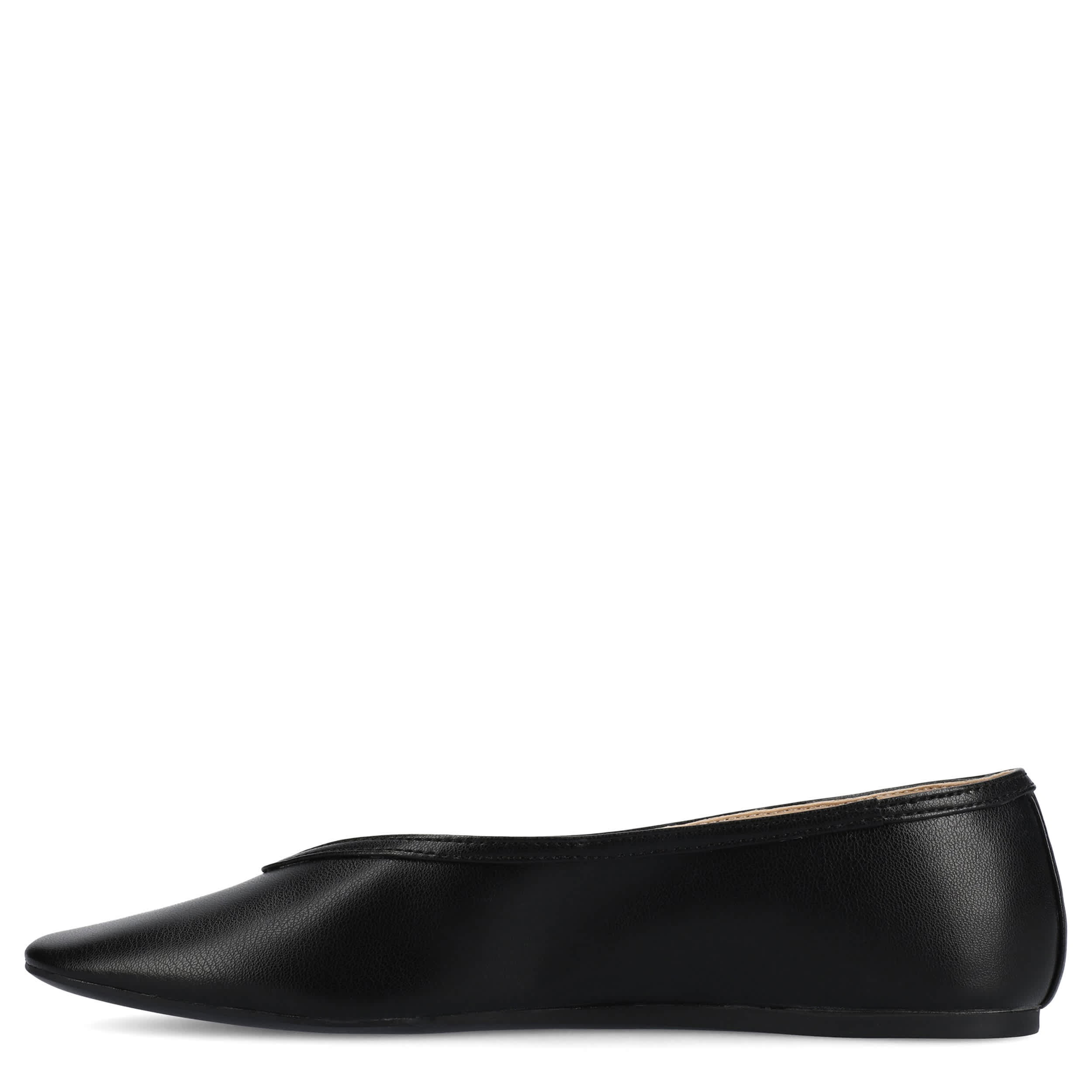 JOURNEE COLLECTION-WOMENS FORTUNE FLAT-BLACK & 