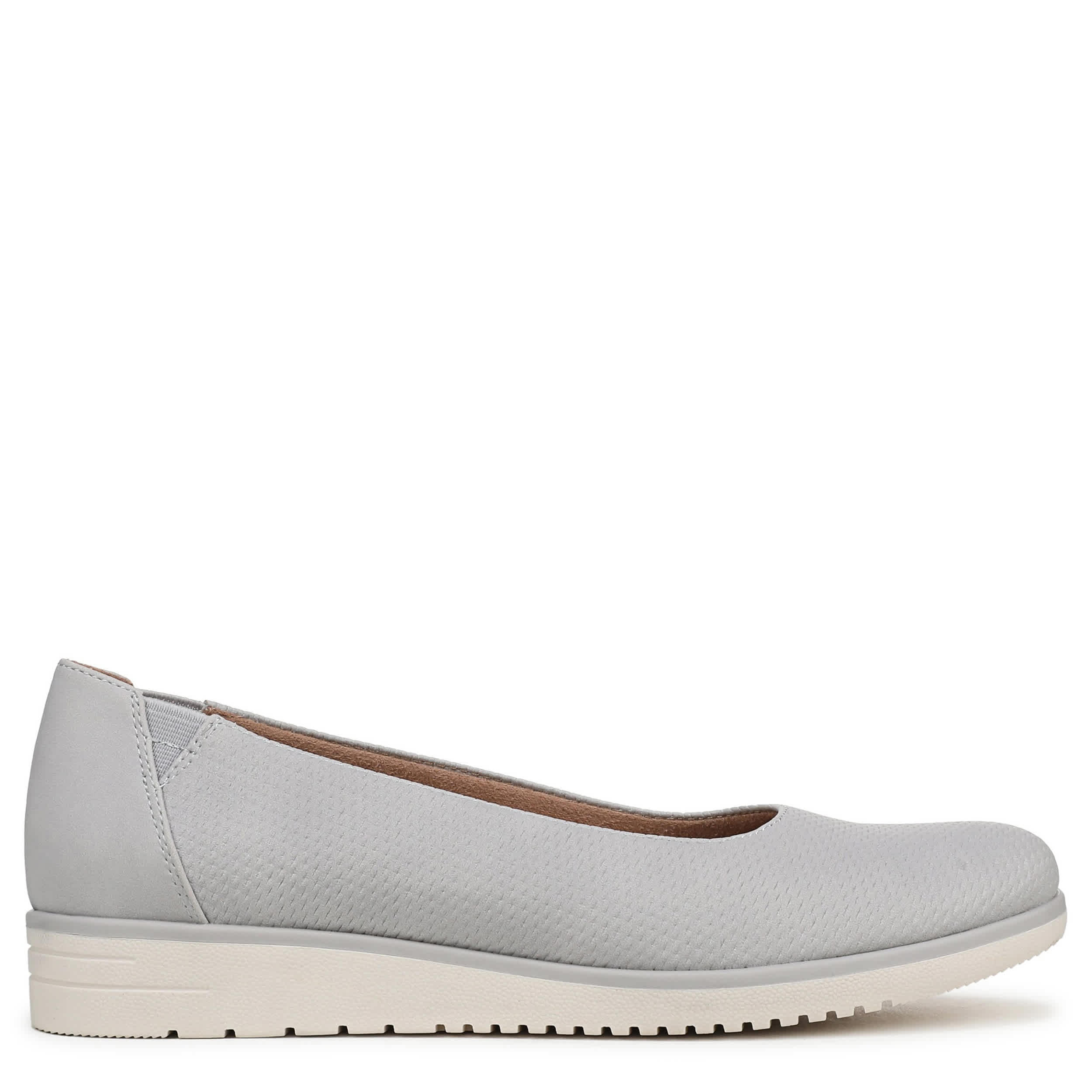 NATURAL SOUL BY NATURALIZER-WOMENS IDEA FLAT-GREY & 
