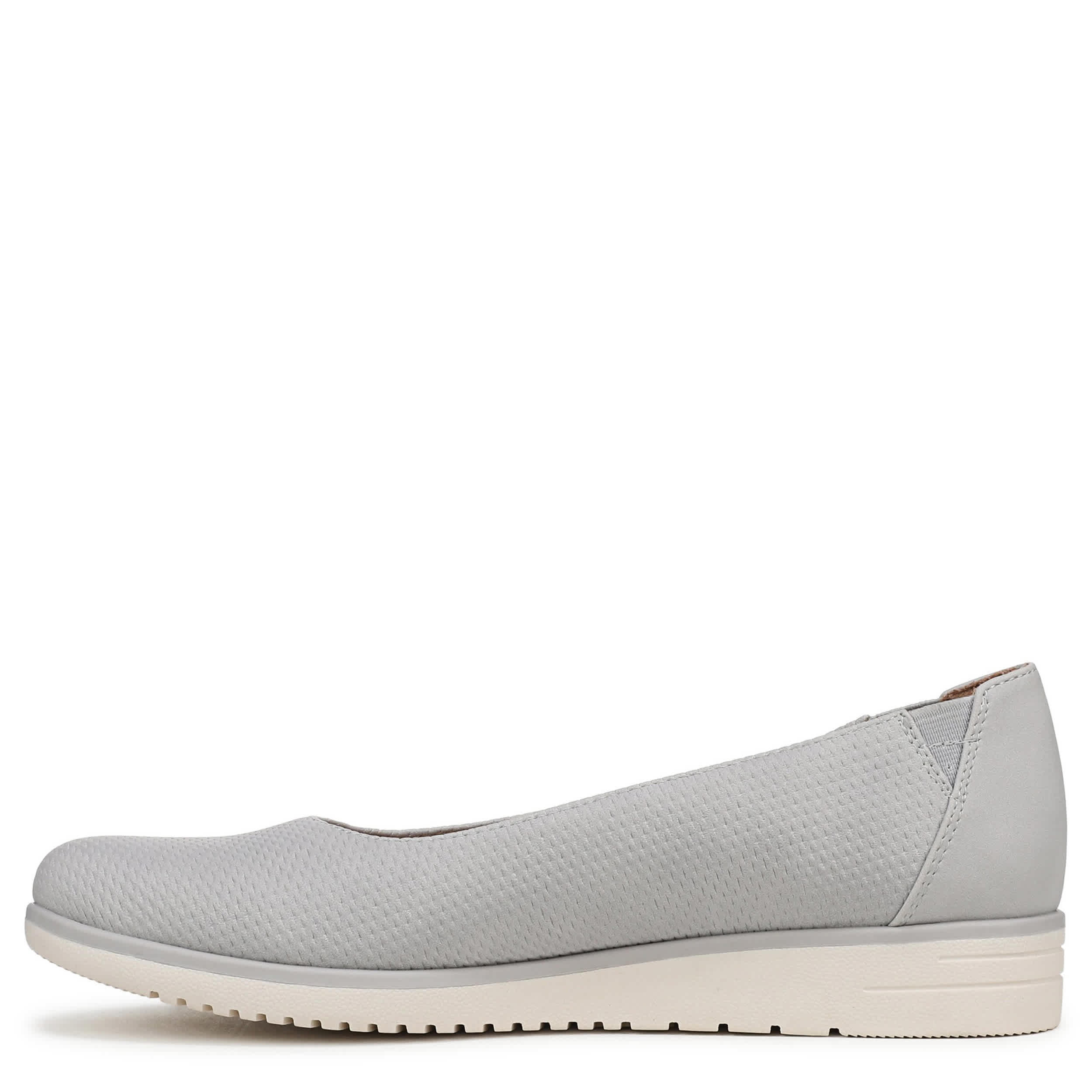 NATURAL SOUL BY NATURALIZER-WOMENS IDEA FLAT-GREY & 