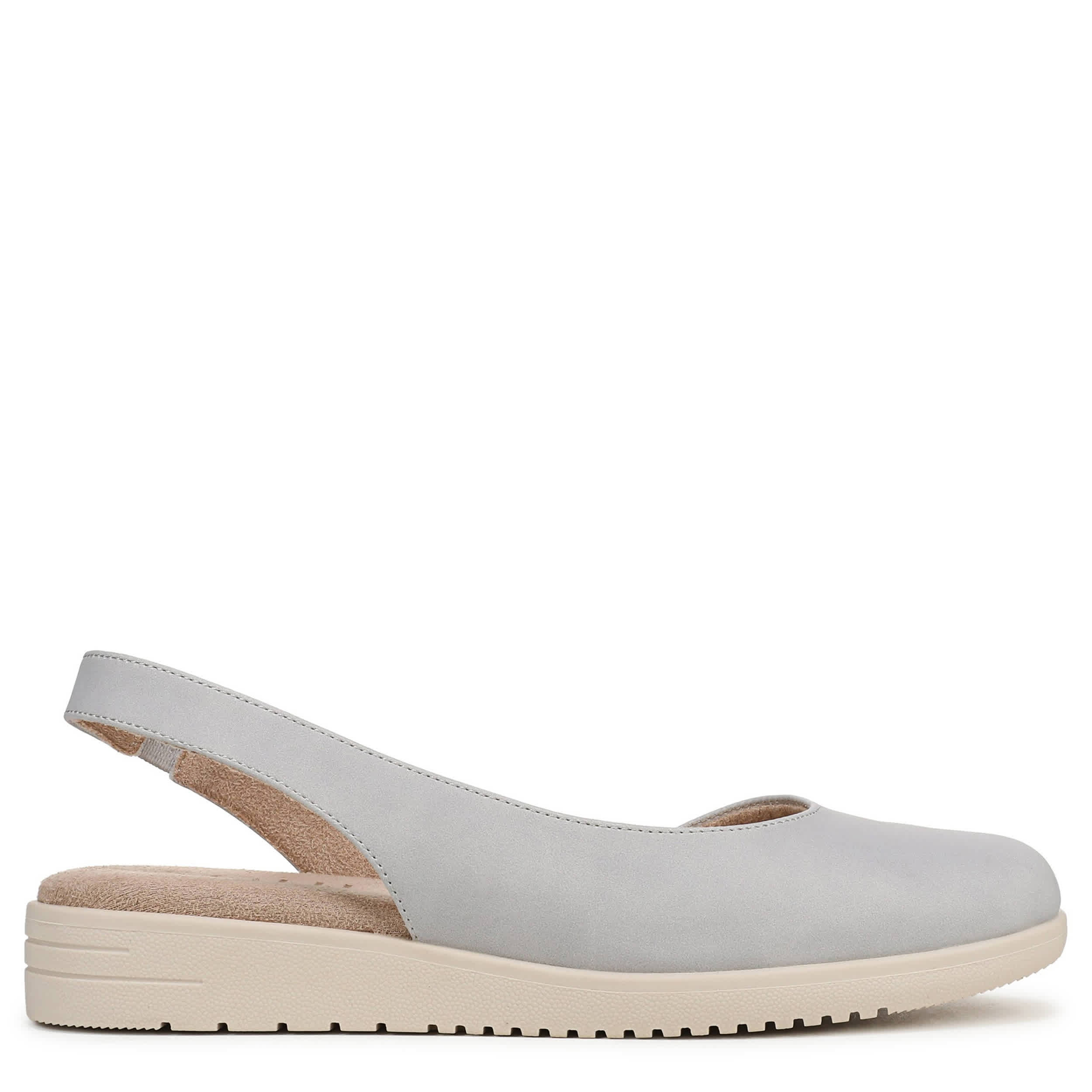 NATURAL SOUL BY NATURALIZER-WOMENS IDEA FLAT-STONE & GREY