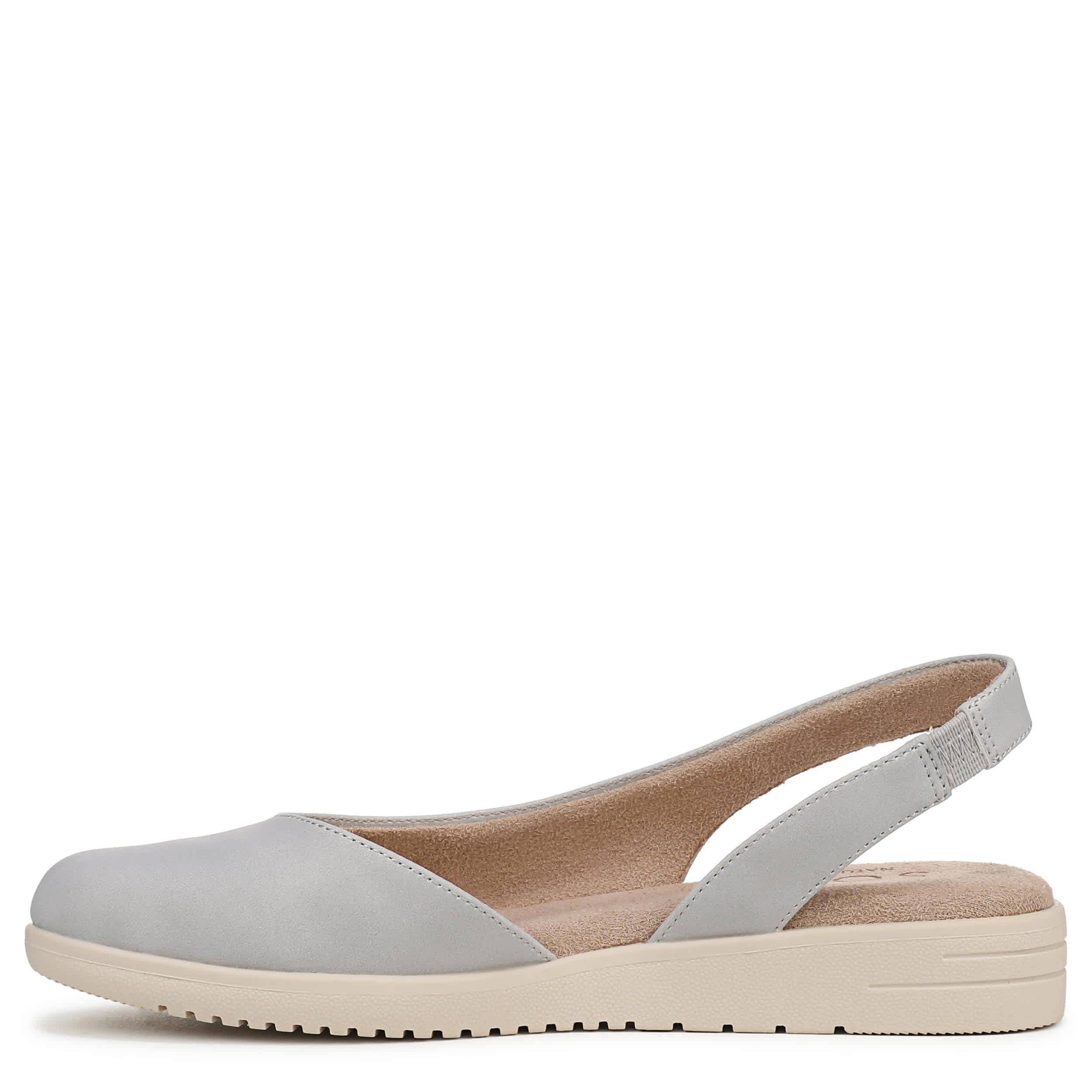 NATURAL SOUL BY NATURALIZER-WOMENS IDEA FLAT-STONE & GREY