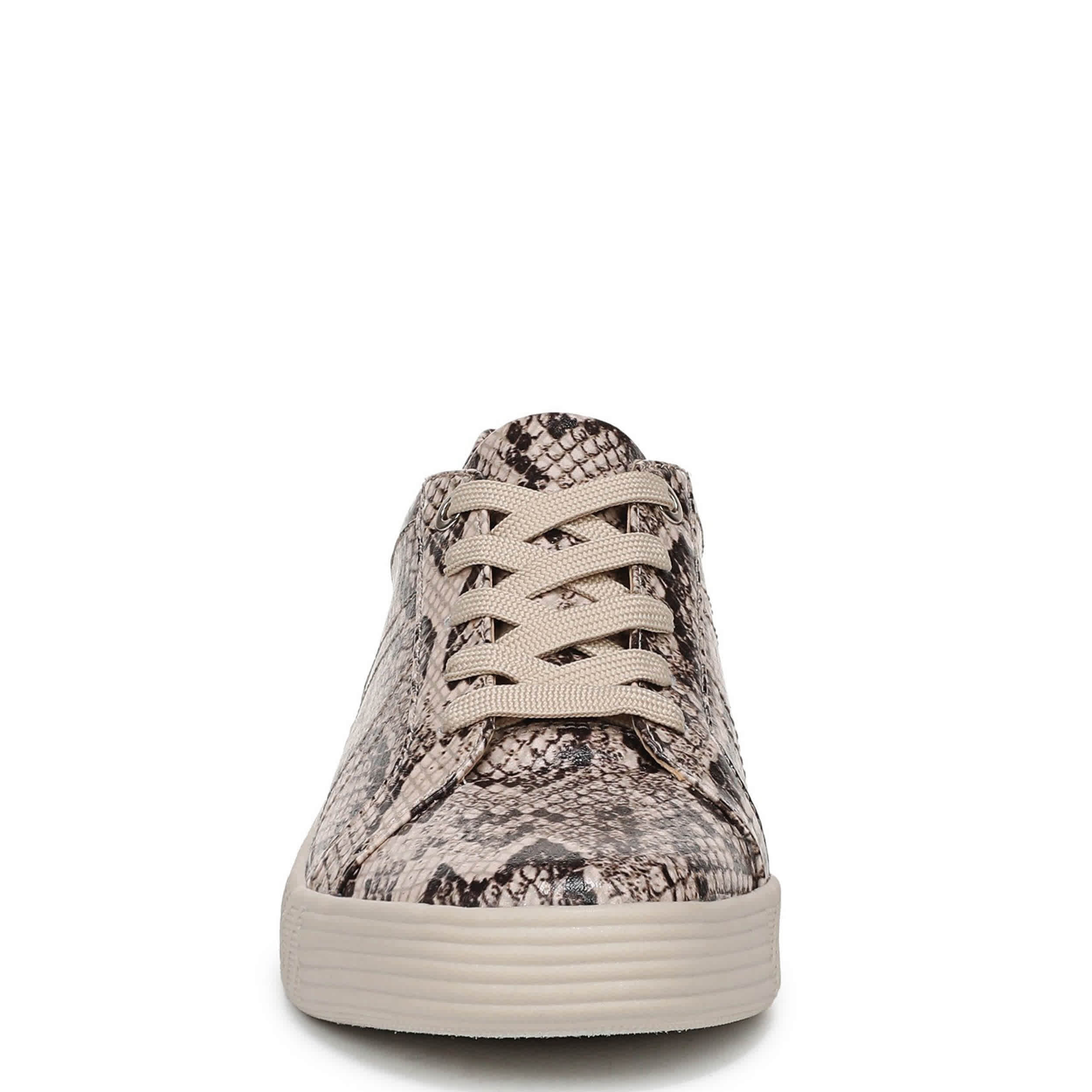NATURAL SOUL BY NATURALIZER-WOMENS NEELA SNEAKER-BEIGE & SNAKE