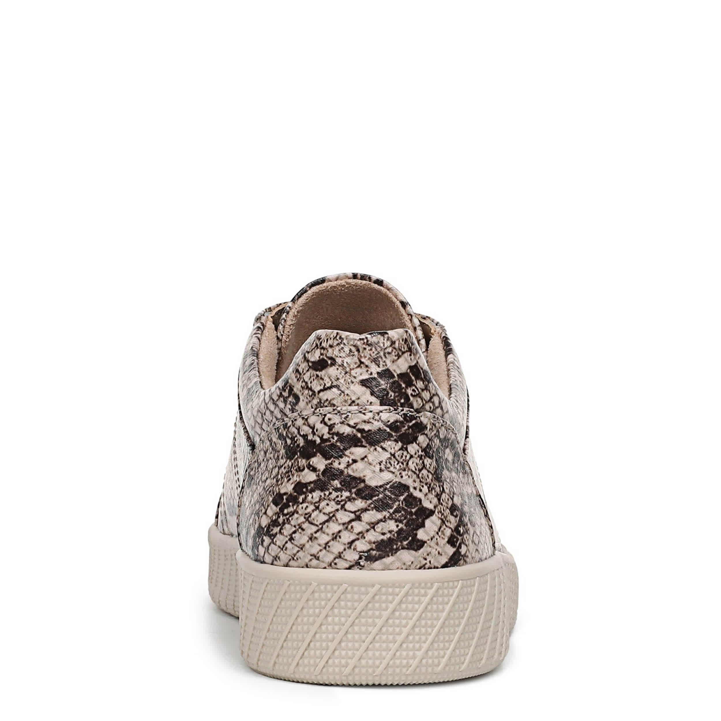 NATURAL SOUL BY NATURALIZER-WOMENS NEELA SNEAKER-BEIGE & SNAKE