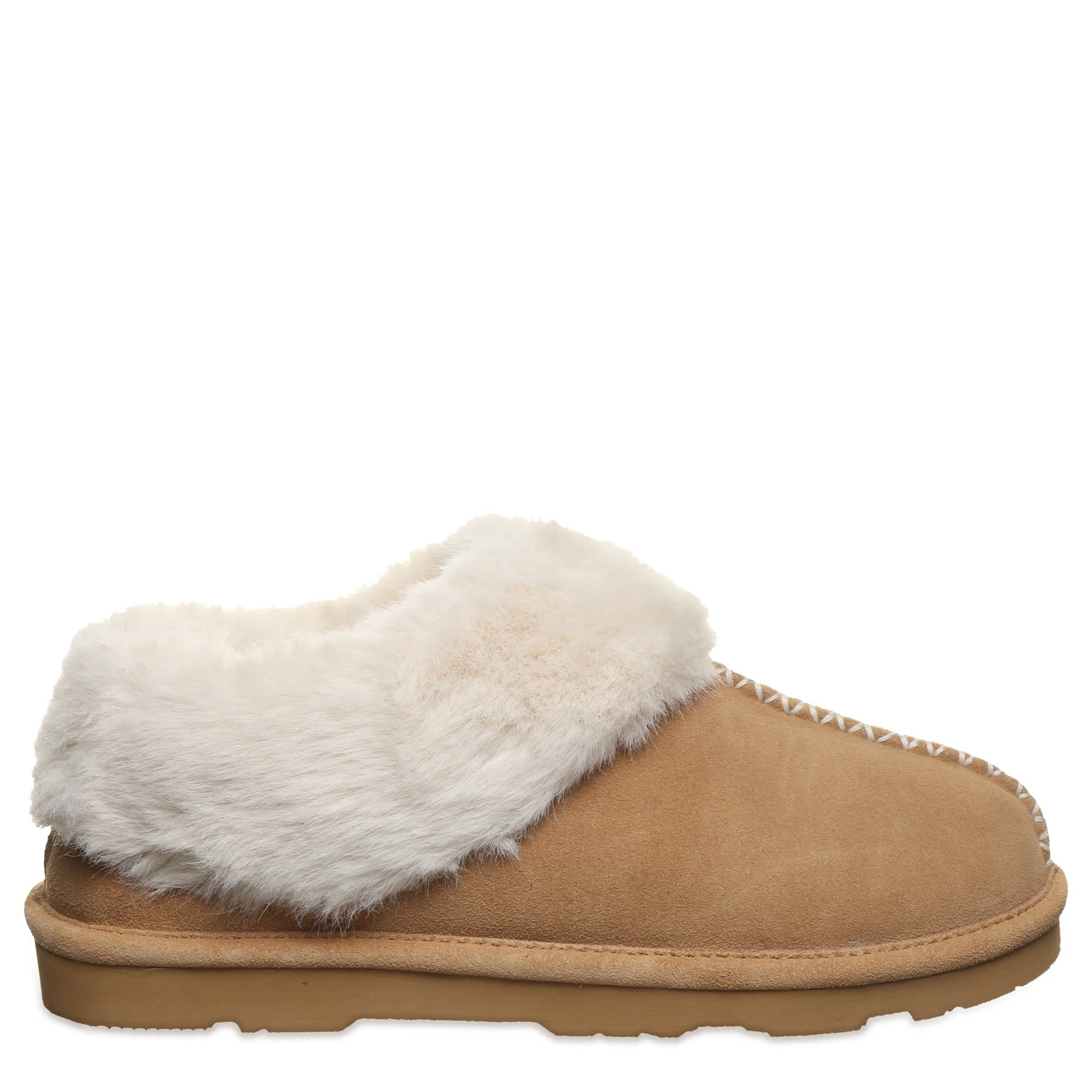 BEARPAW-WOMENS BELLA SLIPPER-COFFEE & 