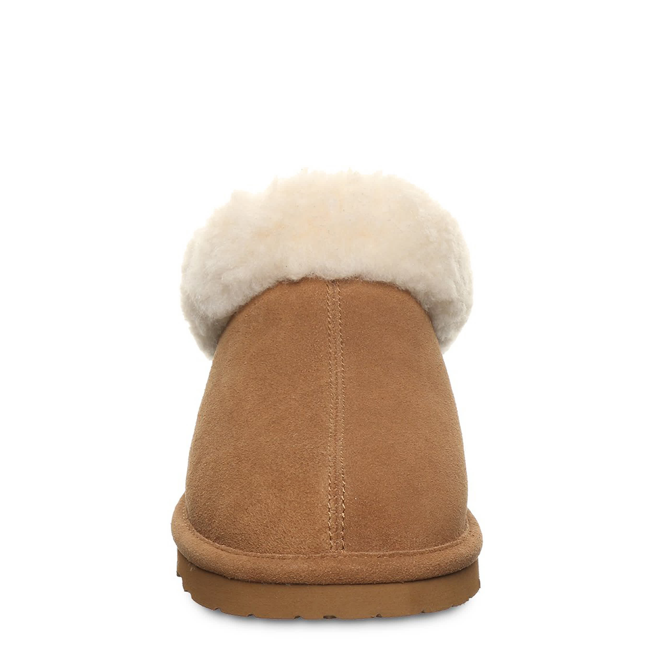 BEARPAW-WOMENS DELANIE SLIPPER-BROWN & 