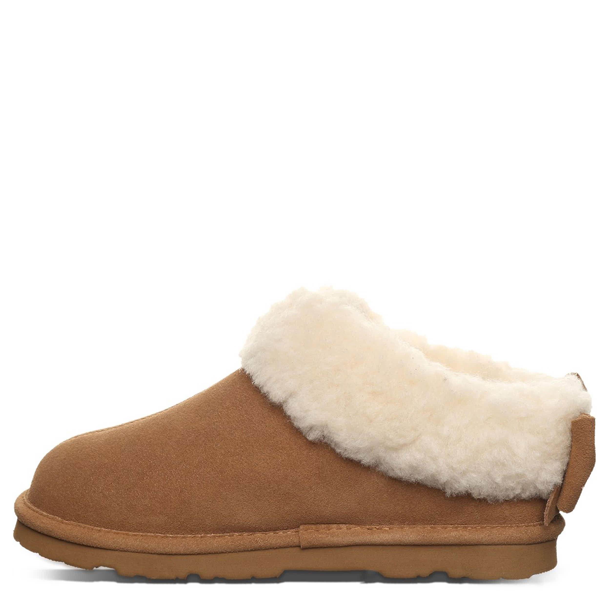 BEARPAW-WOMENS DELANIE SLIPPER-BROWN & 
