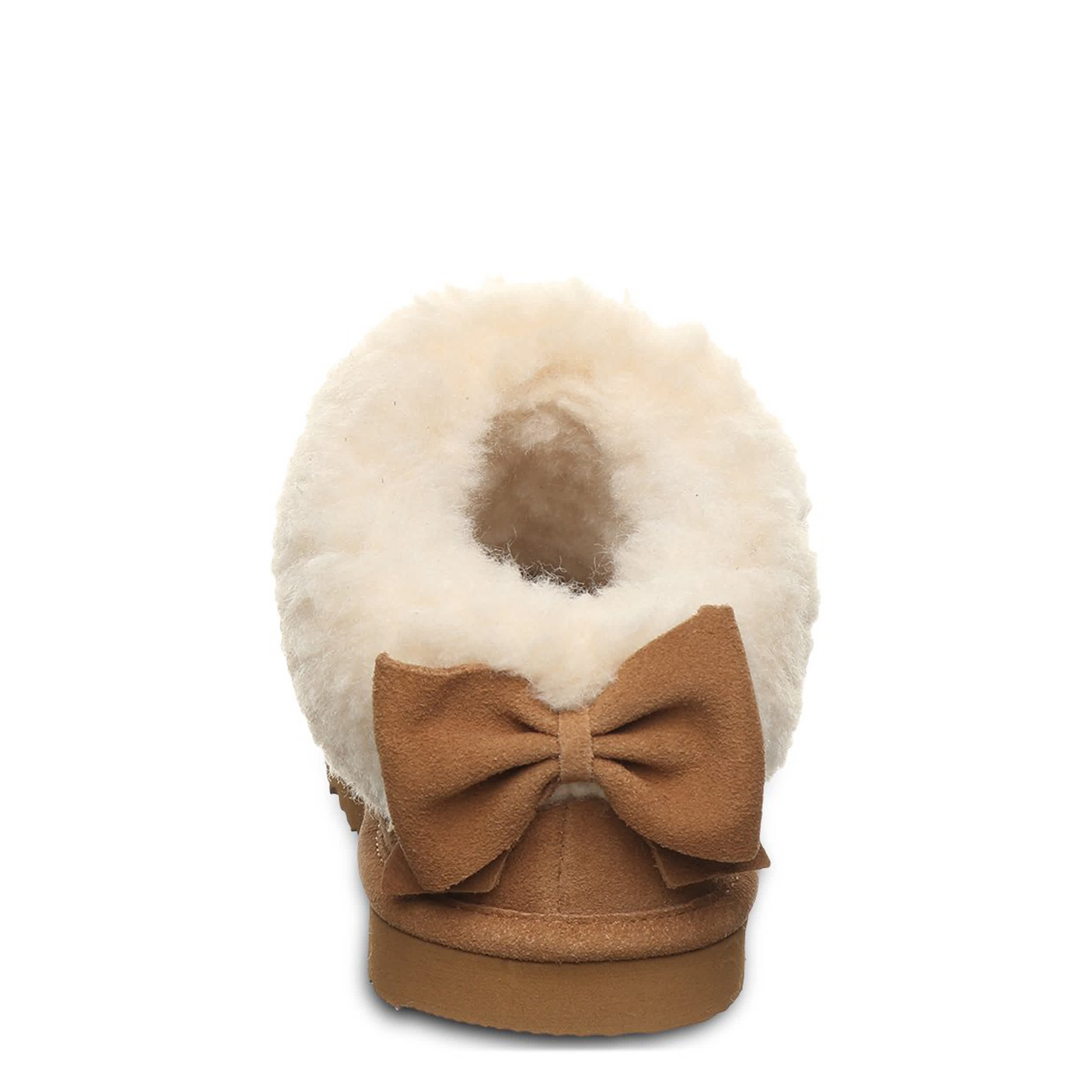 BEARPAW-WOMENS DELANIE SLIPPER-BROWN & 